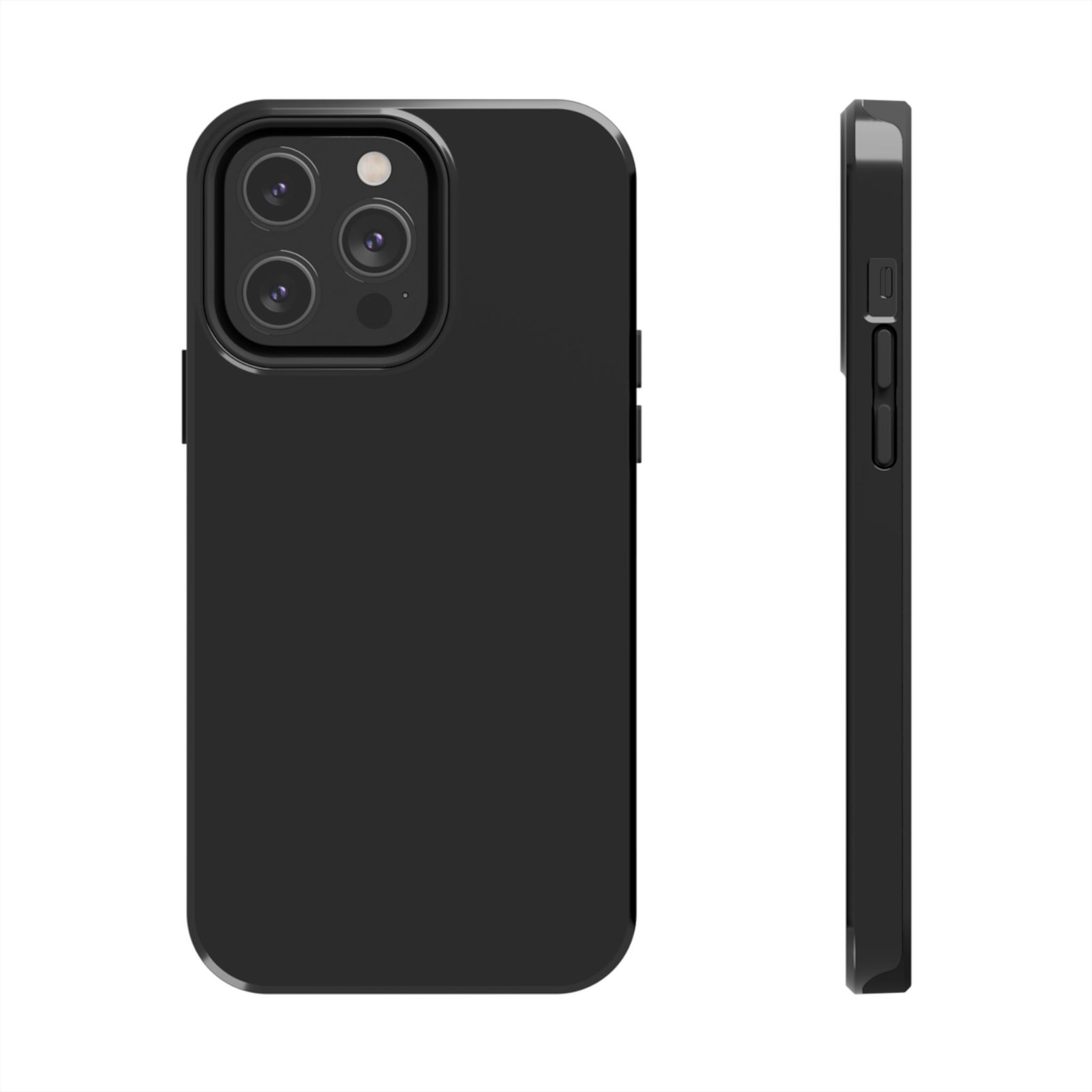 Sophisticated Black Tough Phone Case - Image 26