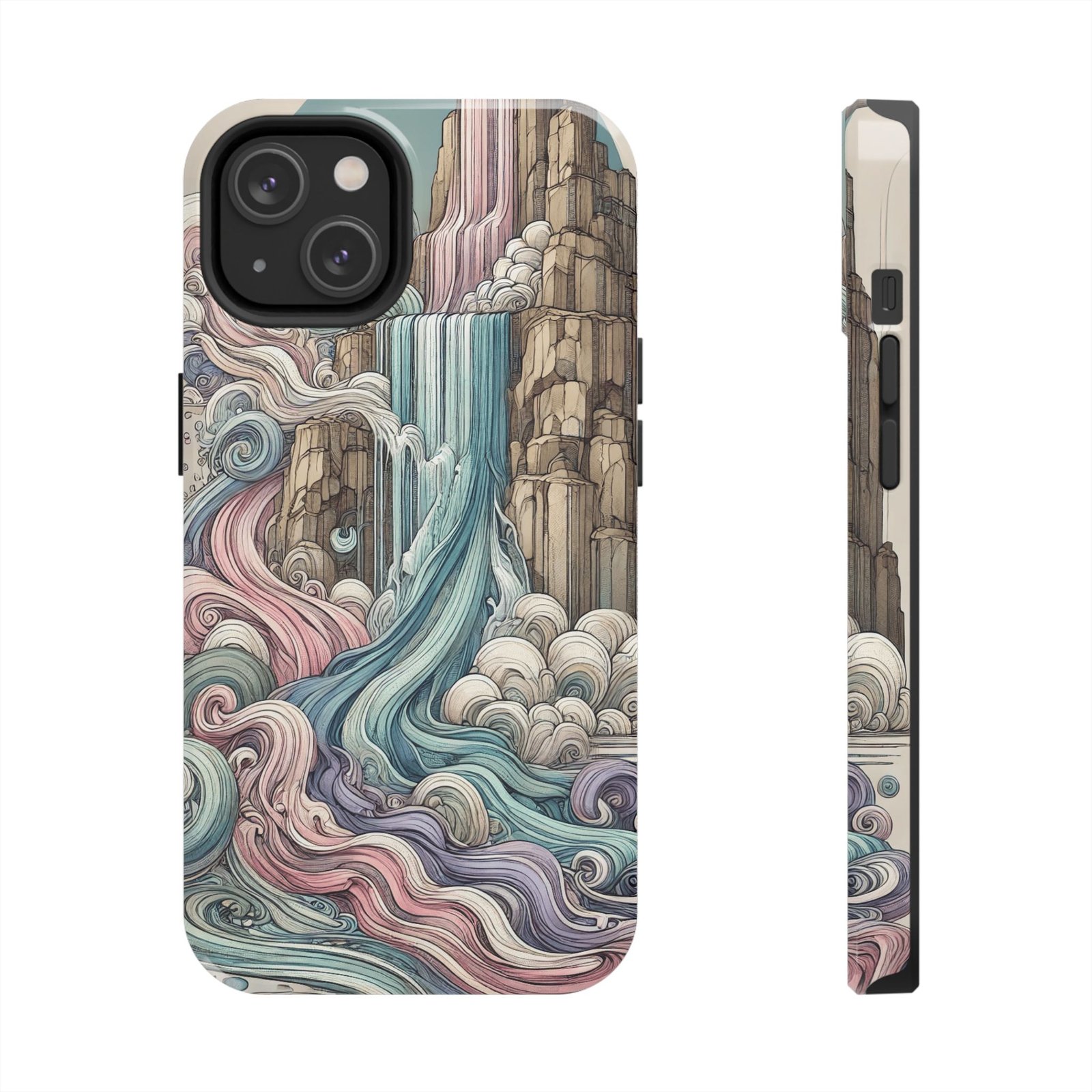 Waterfall Rush Tough Phone Case - Image 9