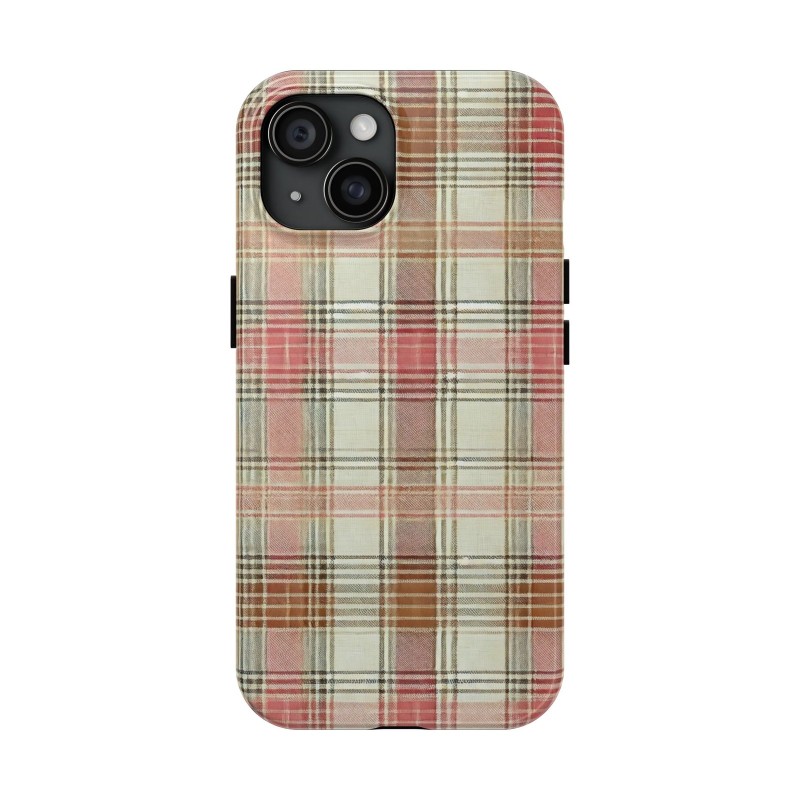 Apple Orchard Plaid Tough Phone Case