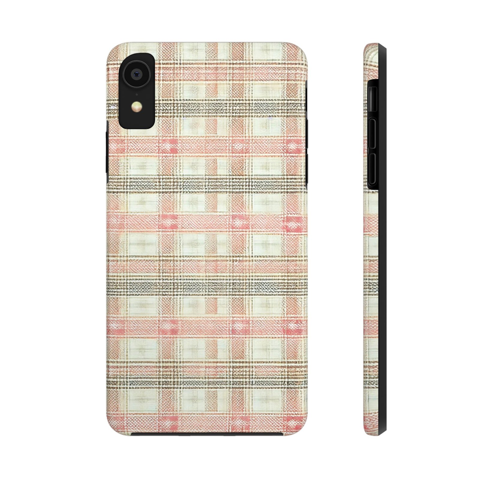 Blush Harbour Plaid Tough Phone Case - Image 7
