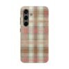Apple Orchard Plaid Tough Phone Case - Samsung Galaxy S24