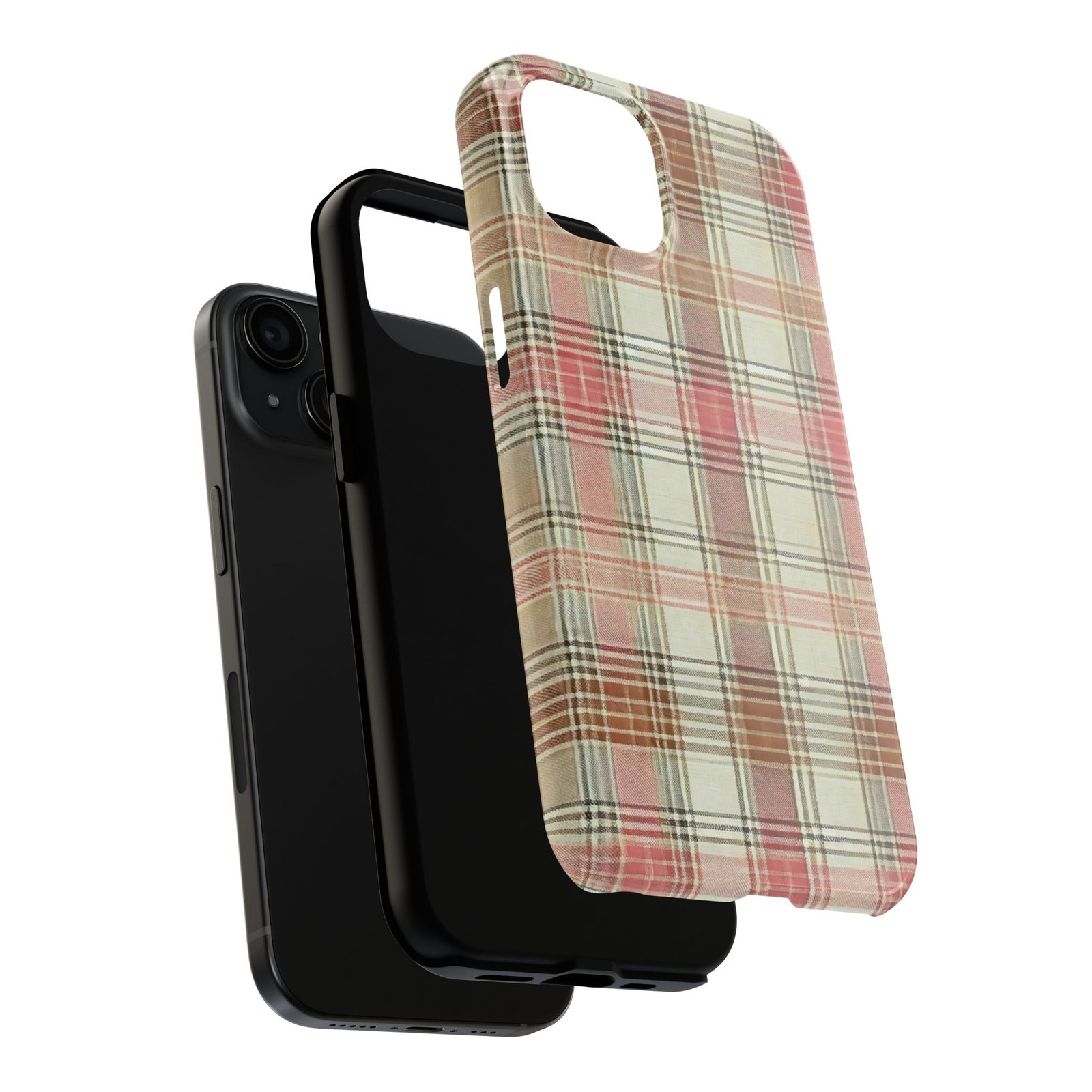 Apple Orchard Plaid Tough Phone Case - Image 4