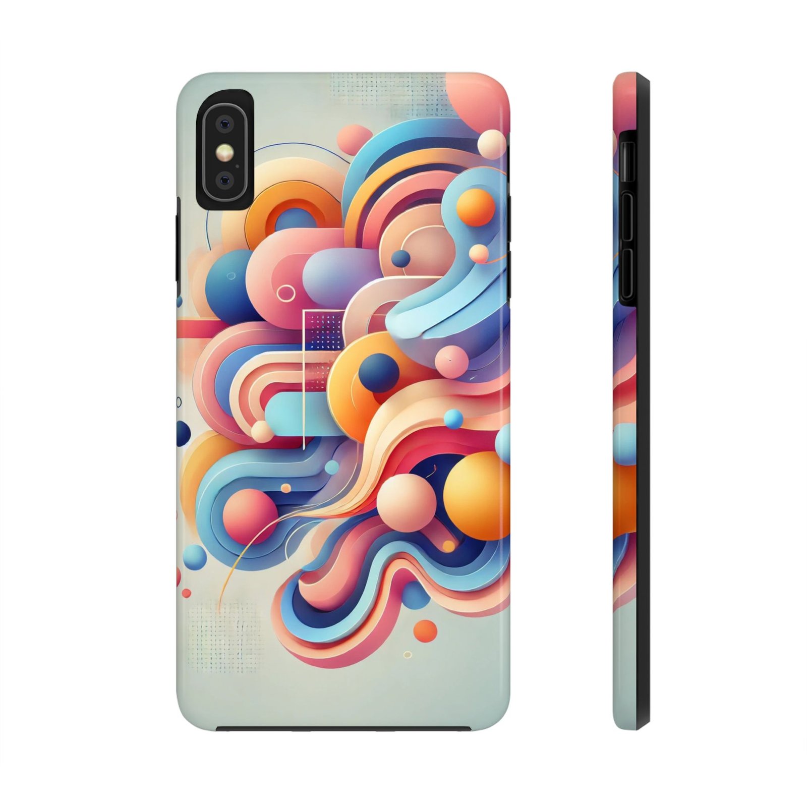 Vibrant Flow Tough Phone Case - Image 14