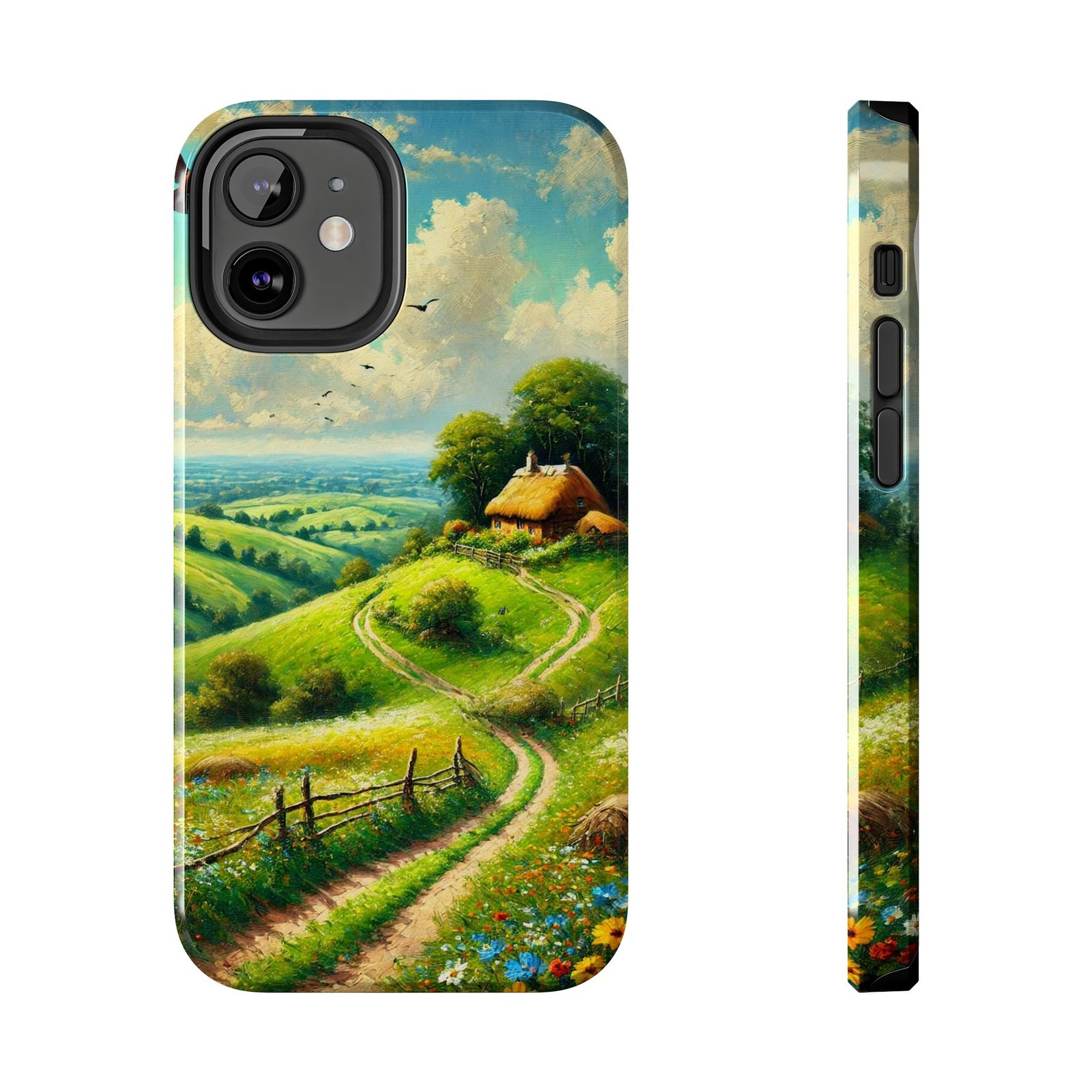 Sky Over Meadowcurve Tough Phone Case - Image 19