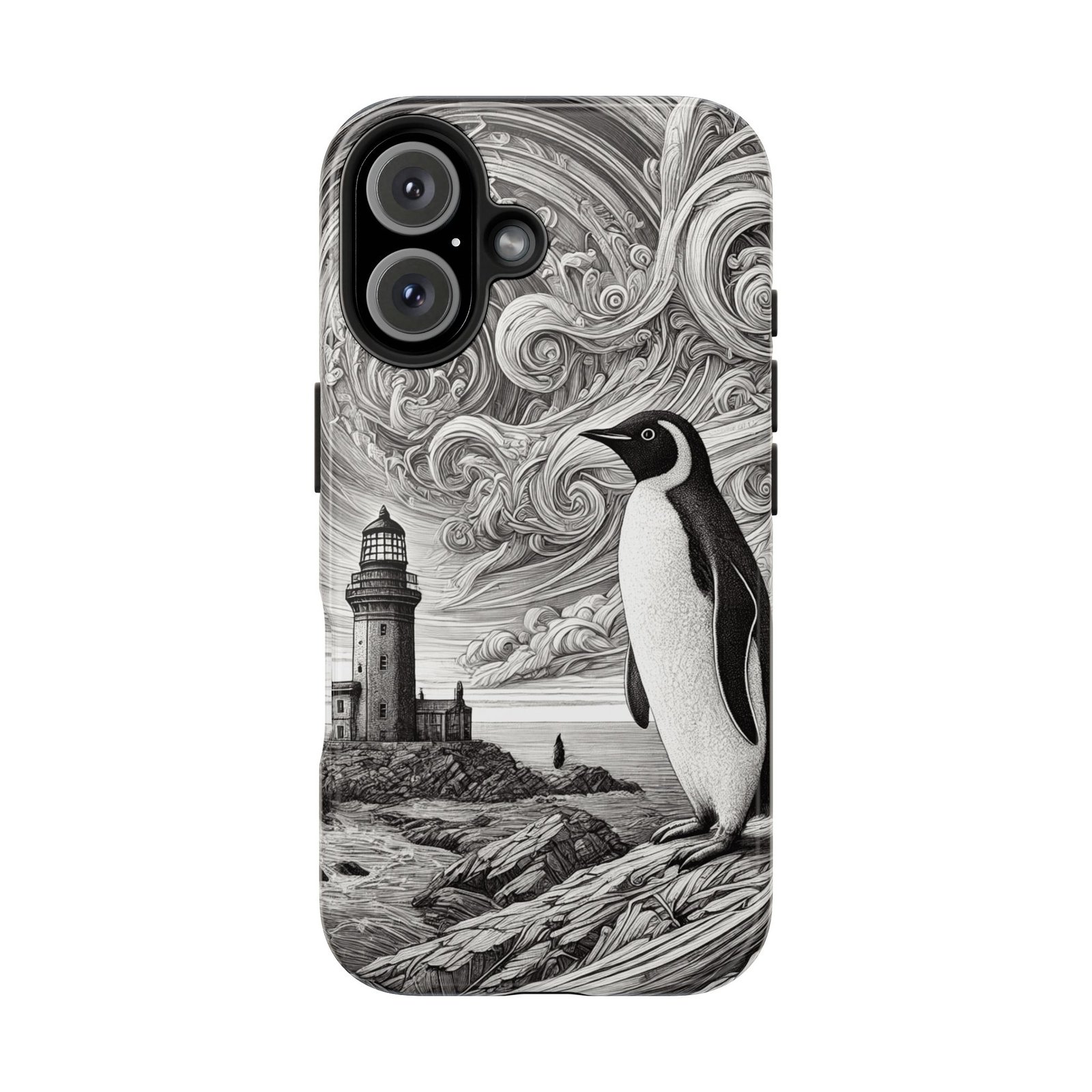 Penguin Perplexity Tough Phone Case - Image 35