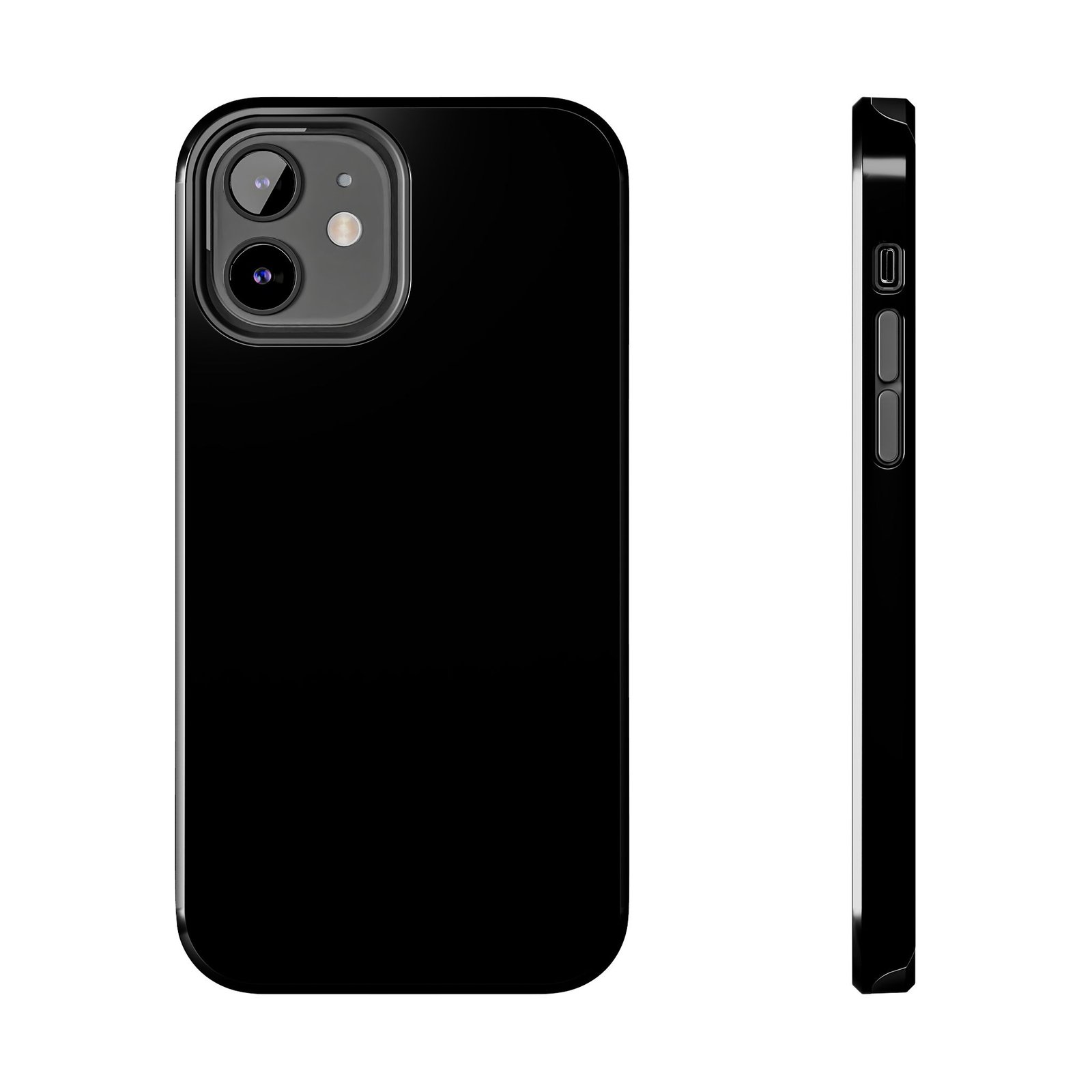 Sophisticated Black Tough Phone Case - Image 18