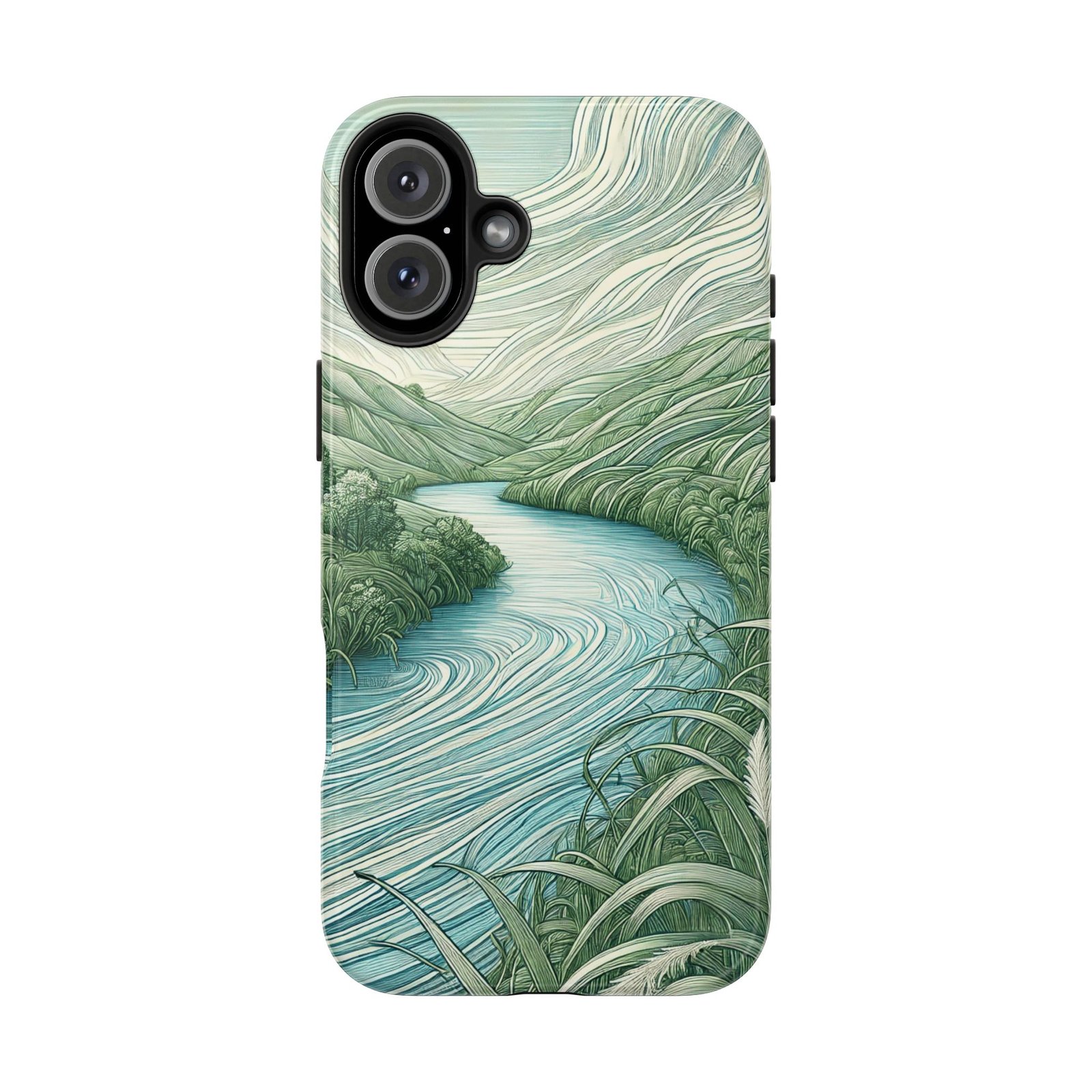 Rippling River Tough Phone Case - Image 36