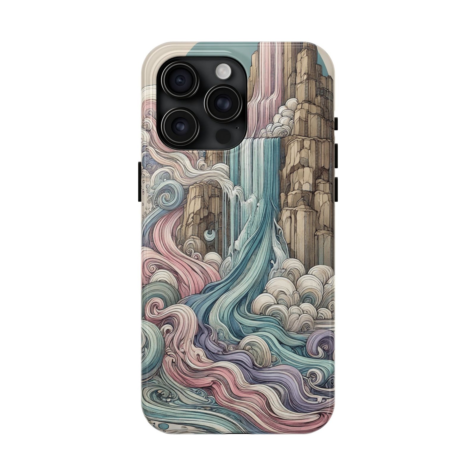 Waterfall Rush Tough Phone Case - Image 30
