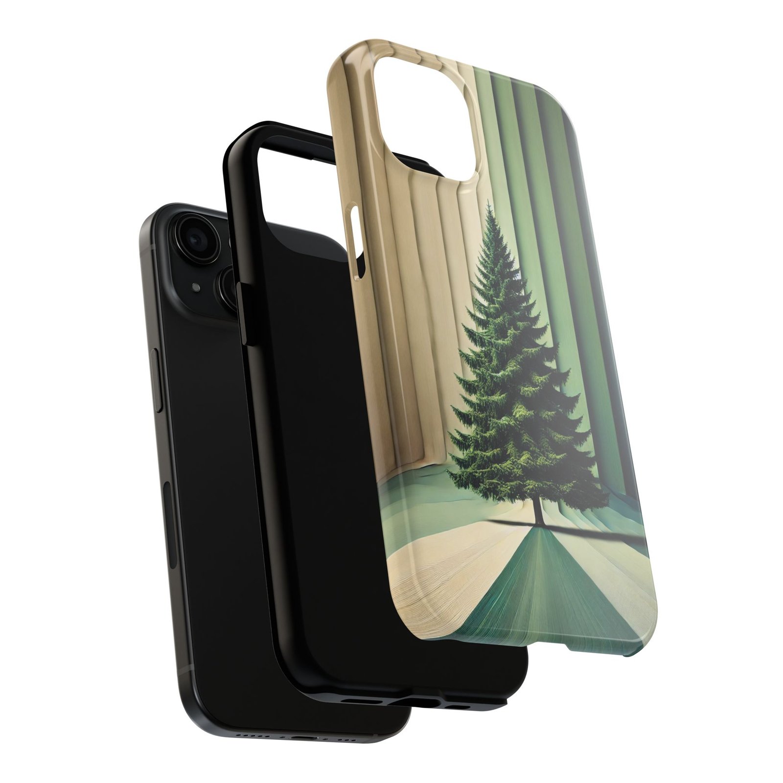Evergreen Phases Tough Phone Case - Image 4