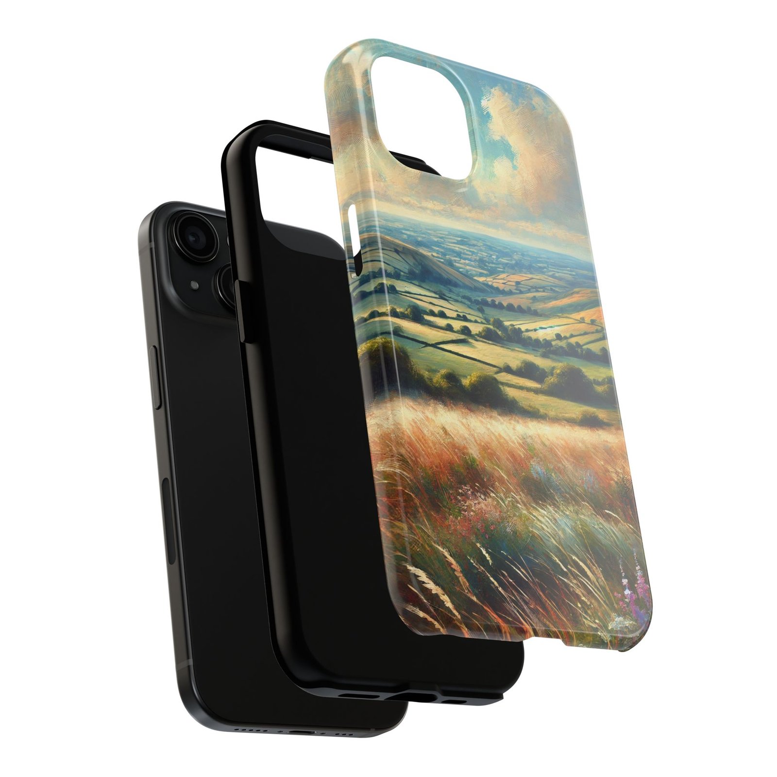 Above The Pastures Tough Phone Case - Image 4