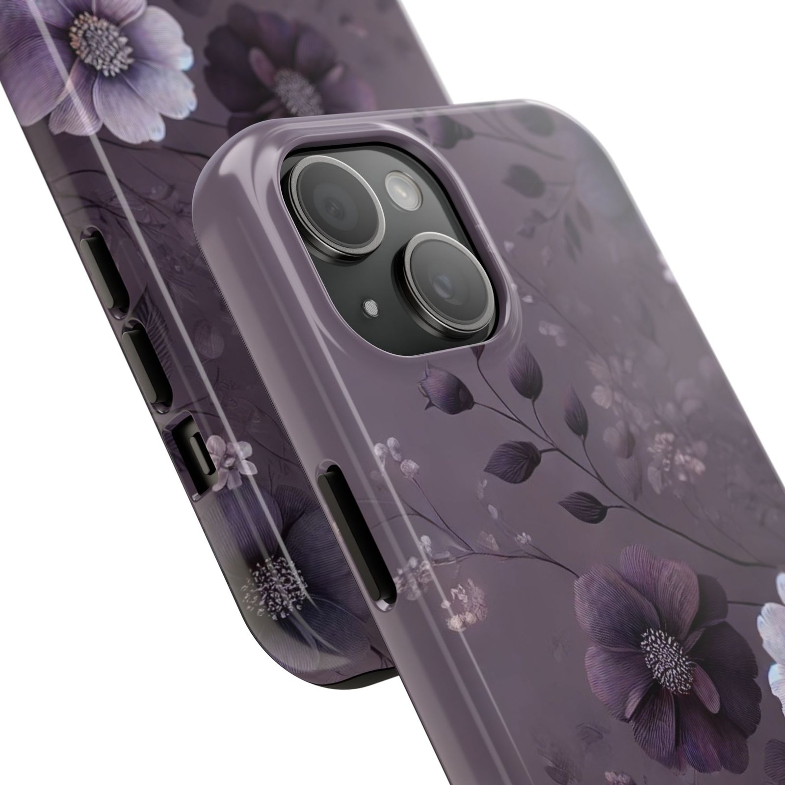 Dusky Petals Tough Phone Case - Image 2