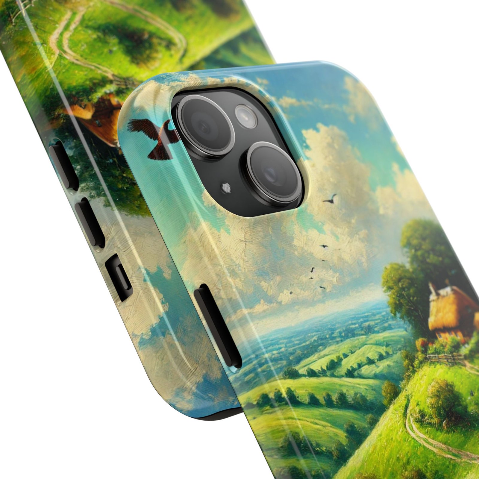 Sky Over Meadowcurve Tough Phone Case - Image 2