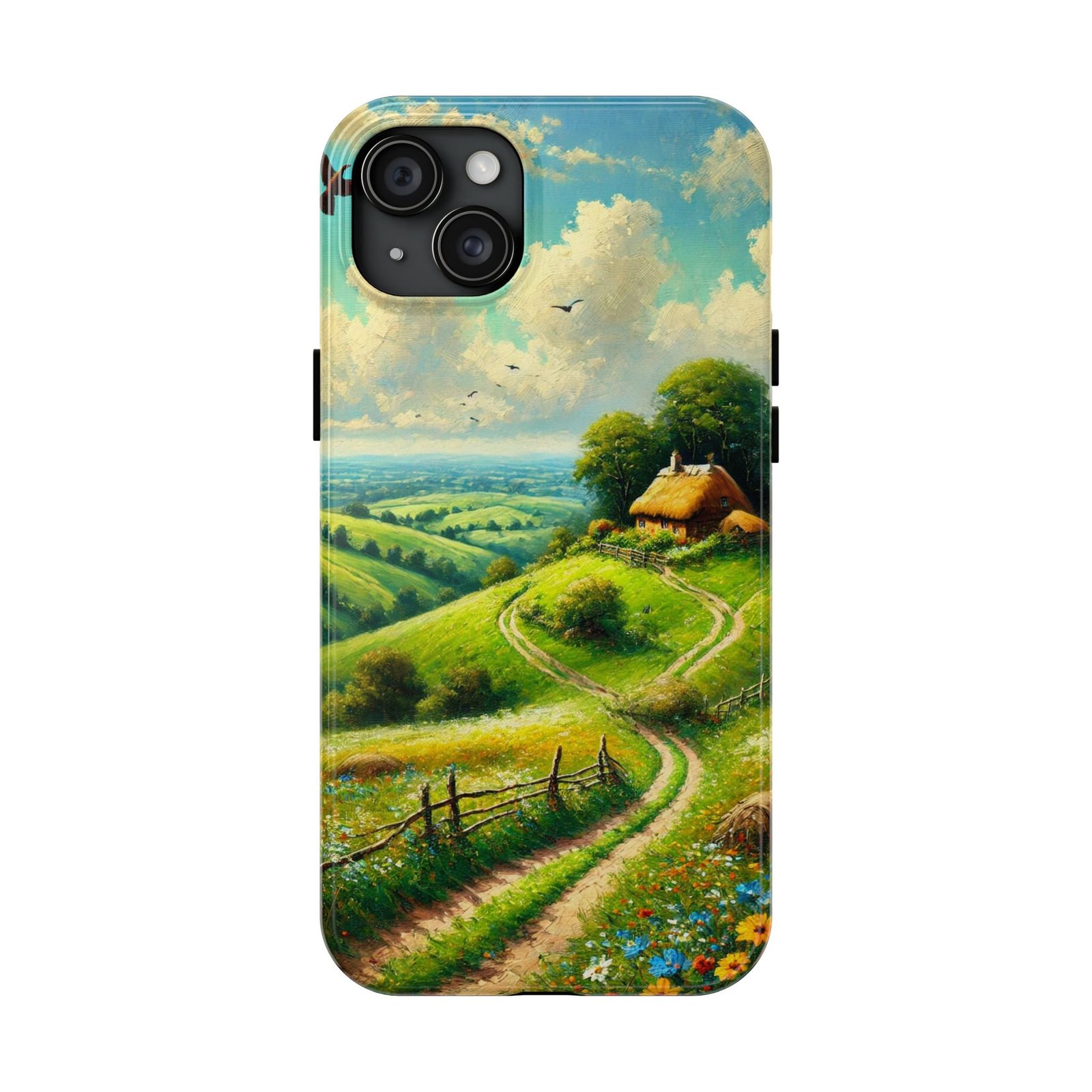 Sky Over Meadowcurve Tough Phone Case - Image 29