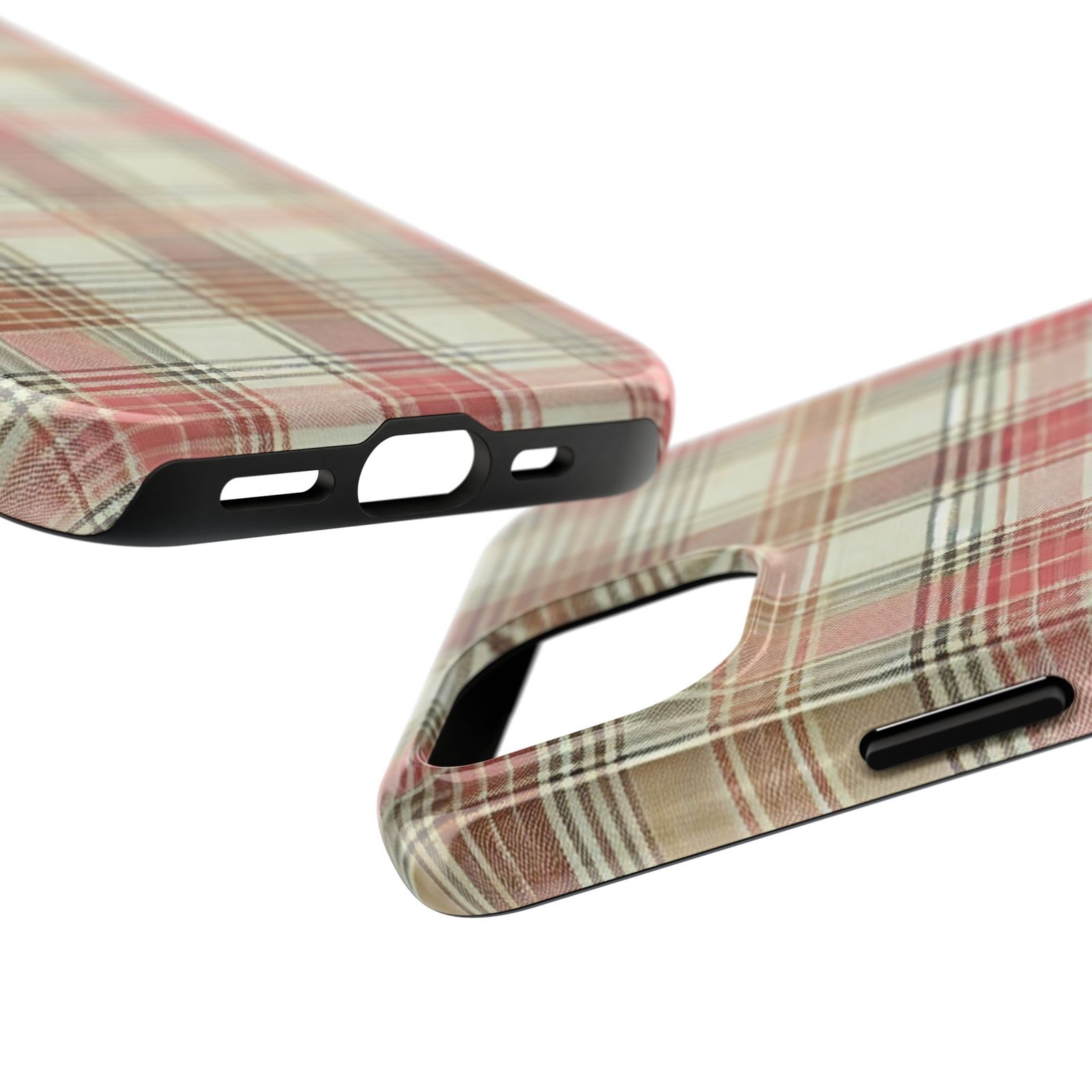 Apple Orchard Plaid Tough Phone Case - Image 3