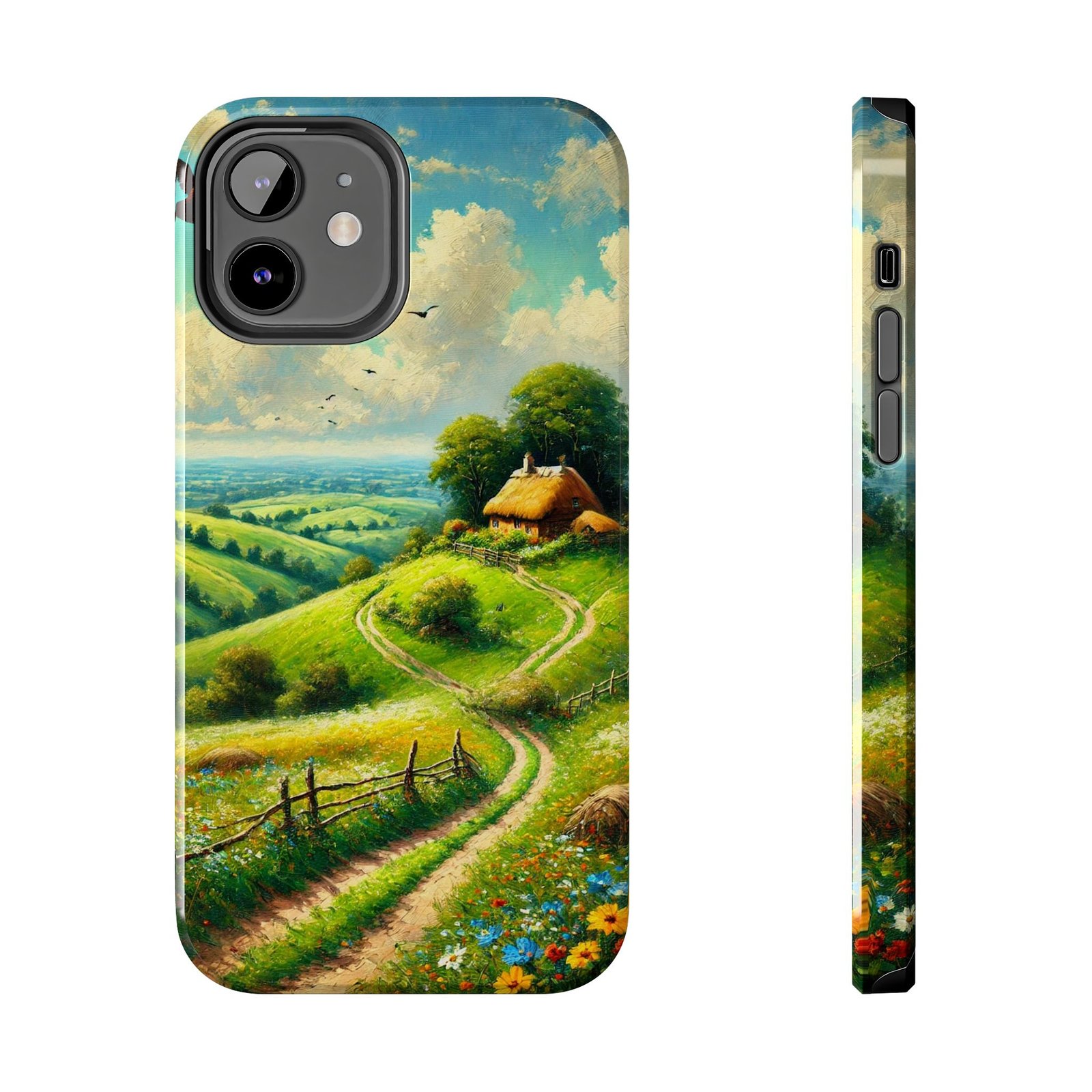 Sky Over Meadowcurve Tough Phone Case - Image 18