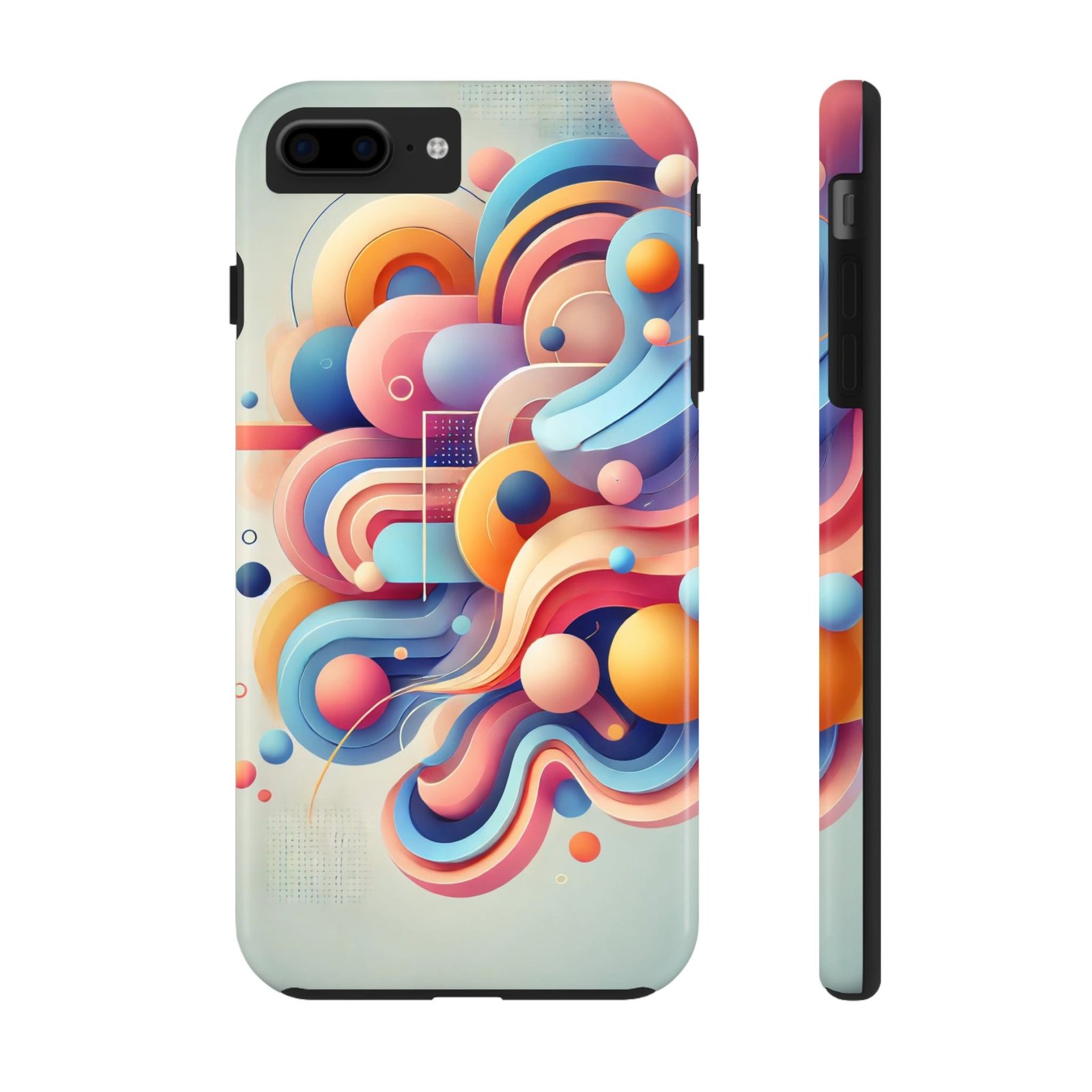 Vibrant Flow Tough Phone Case - Image 11