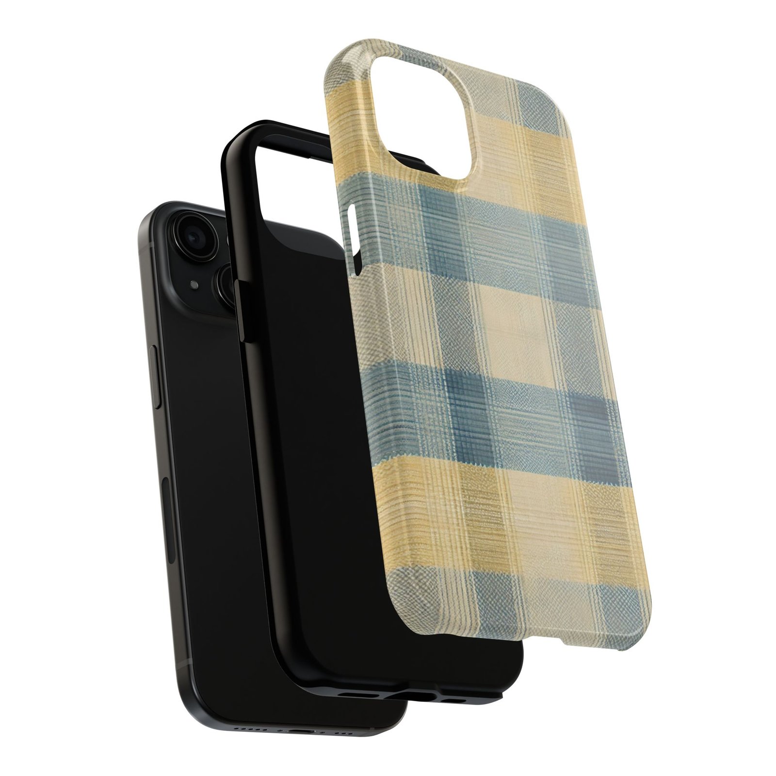 Country Fields Plaid Tough Phone Case - Image 4