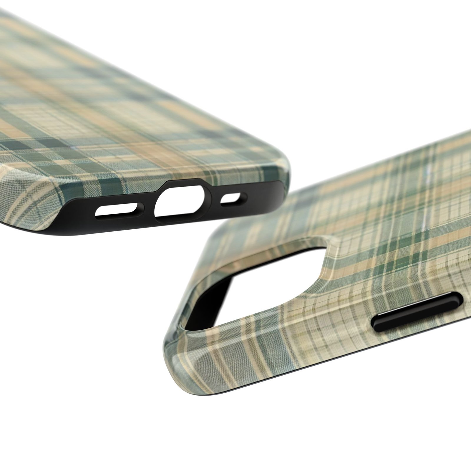 Weathered Harvest Plaid Tough Phone Case - Image 3