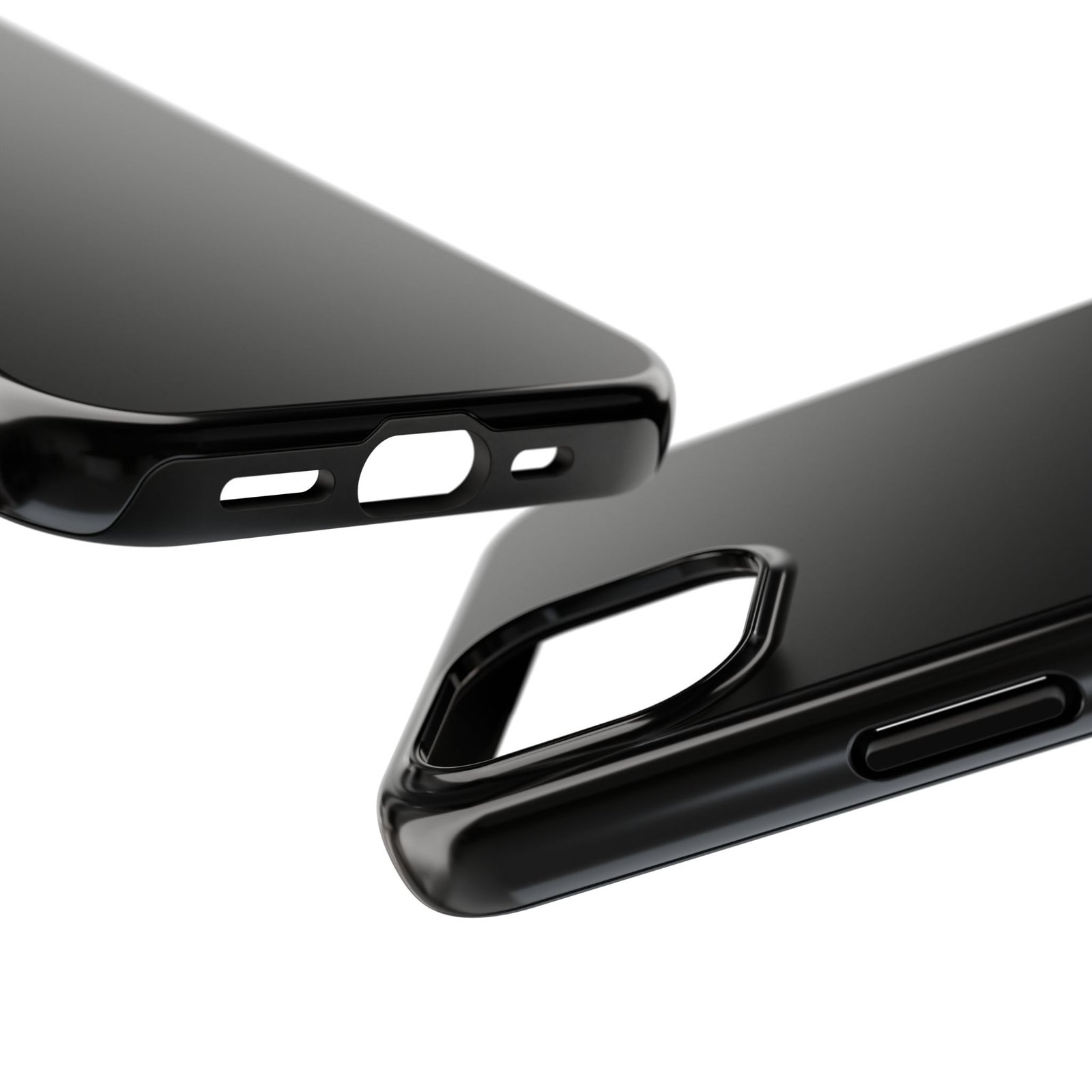 Sophisticated Black Tough Phone Case - Image 3