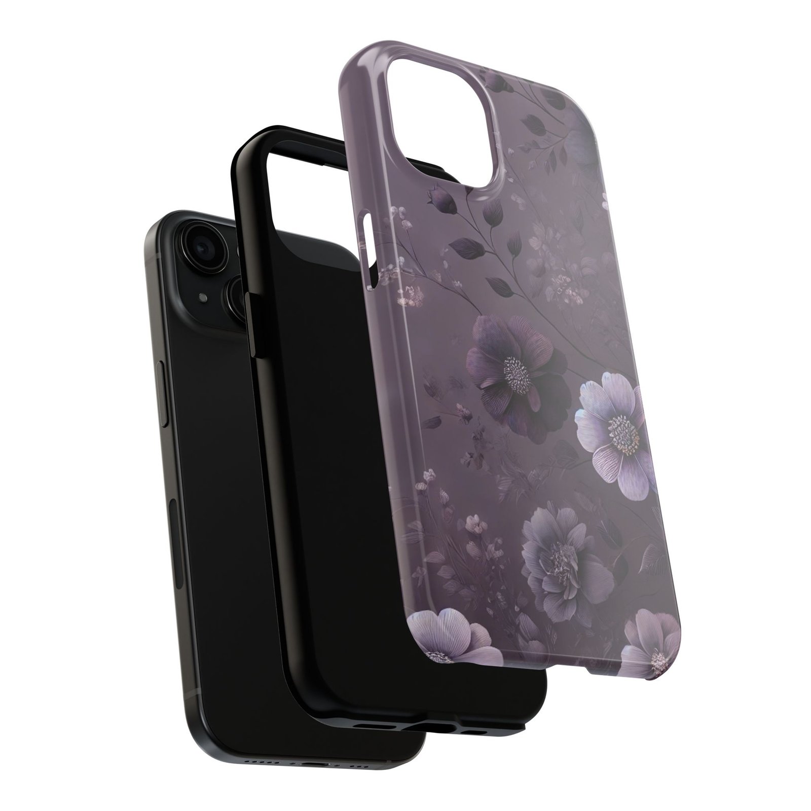 Dusky Petals Tough Phone Case - Image 4