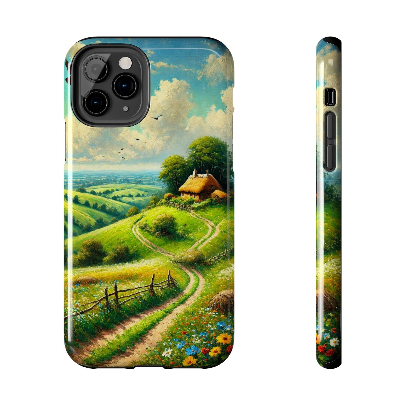 Sky Over Meadowcurve Tough Phone Case - Image 16