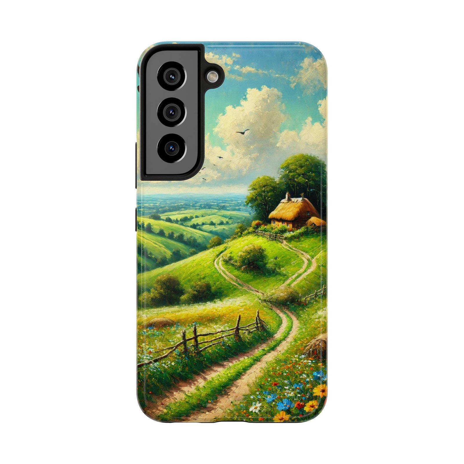 Sky Over Meadowcurve Tough Phone Case - Image 32