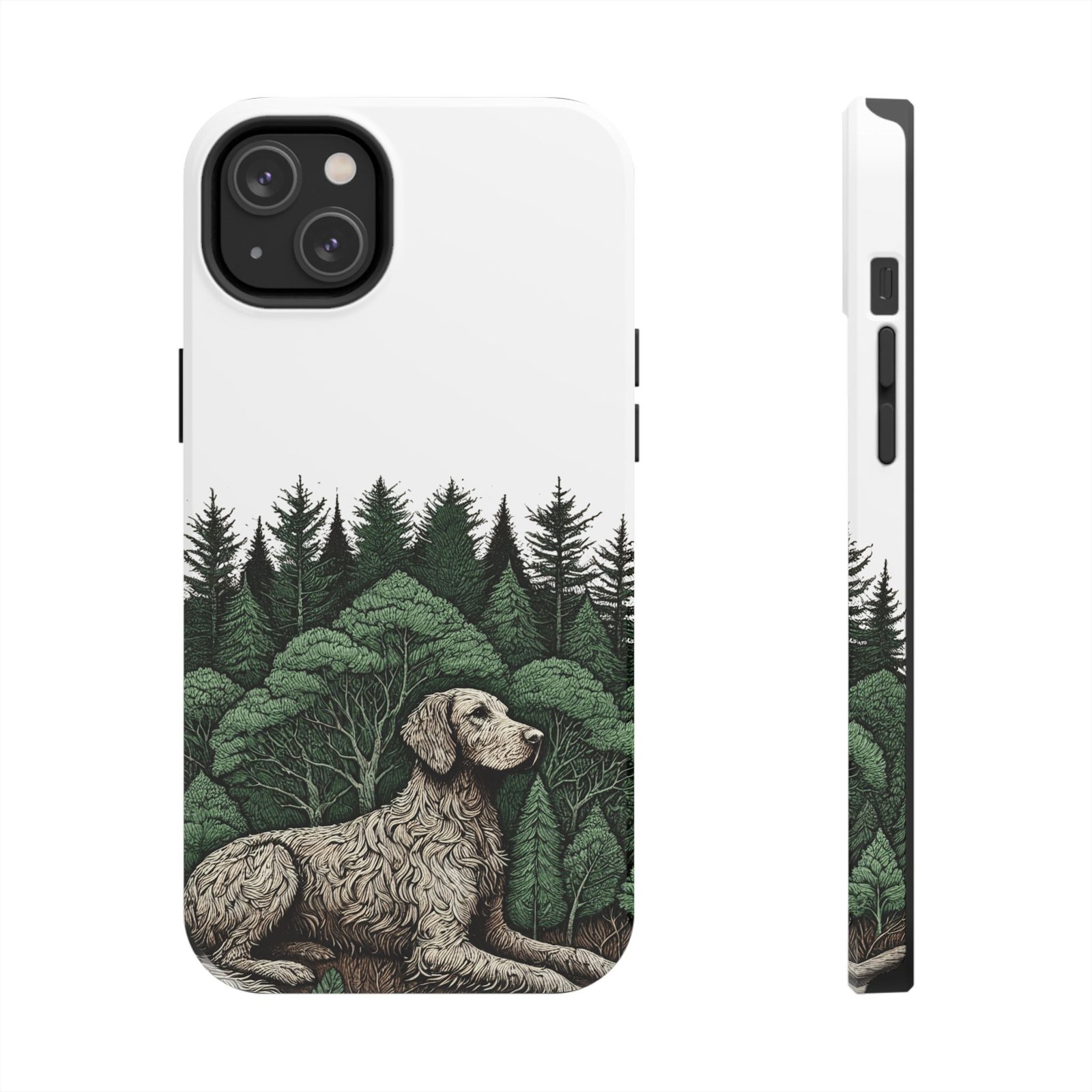 Old Pal in the Forest Tough Phone Case - Image 28