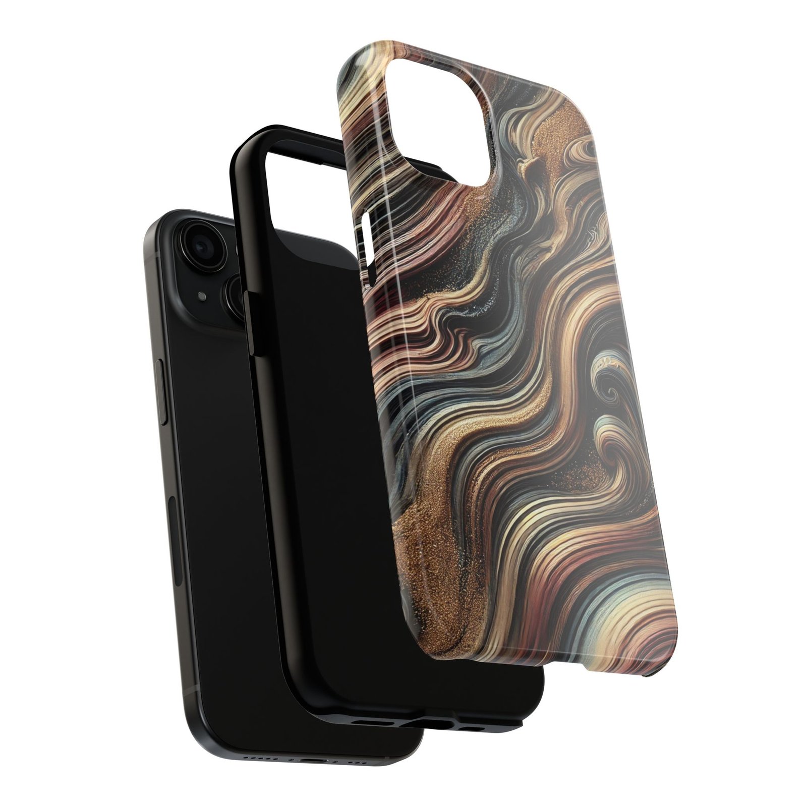 Velvet Tides Tough Phone Case - Image 4