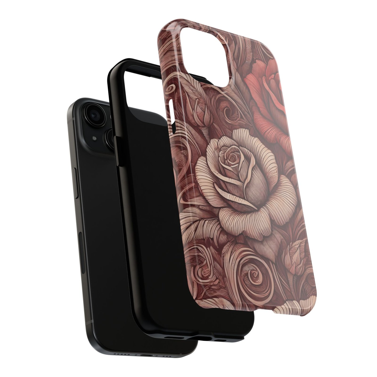 Rose Mirage Tough Phone Case - Image 4