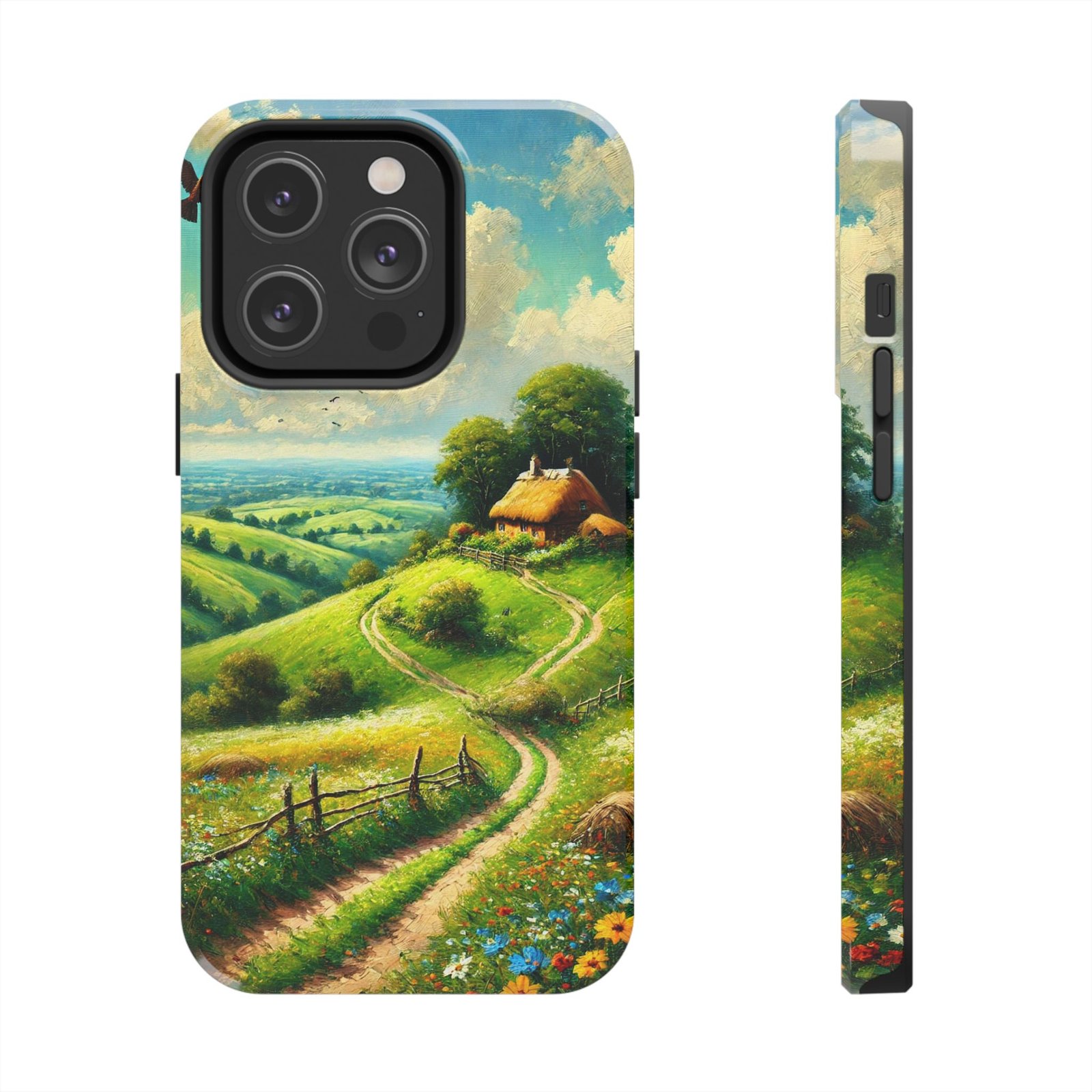 Sky Over Meadowcurve Tough Phone Case - Image 25