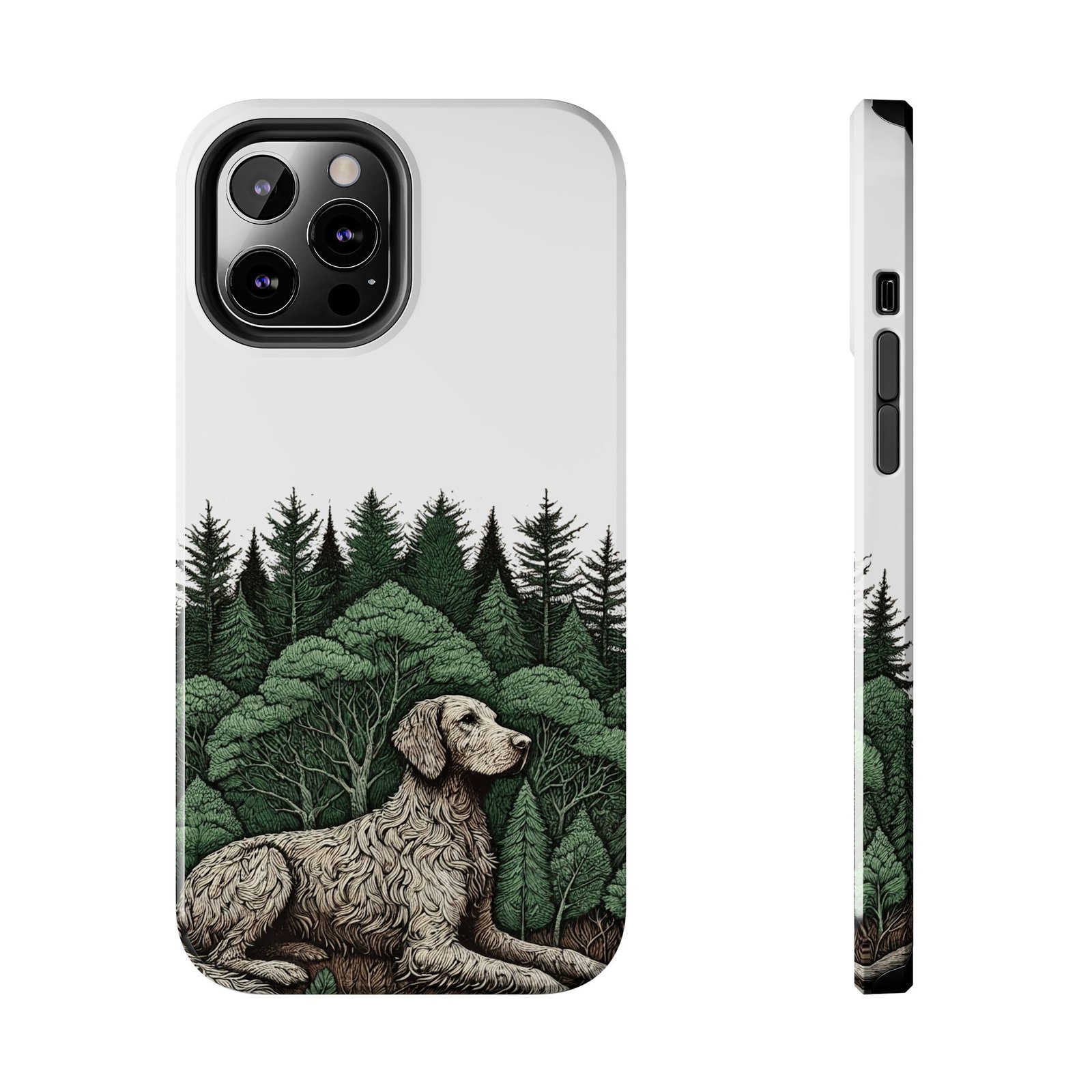 Old Pal in the Forest Tough Phone Case - Image 22