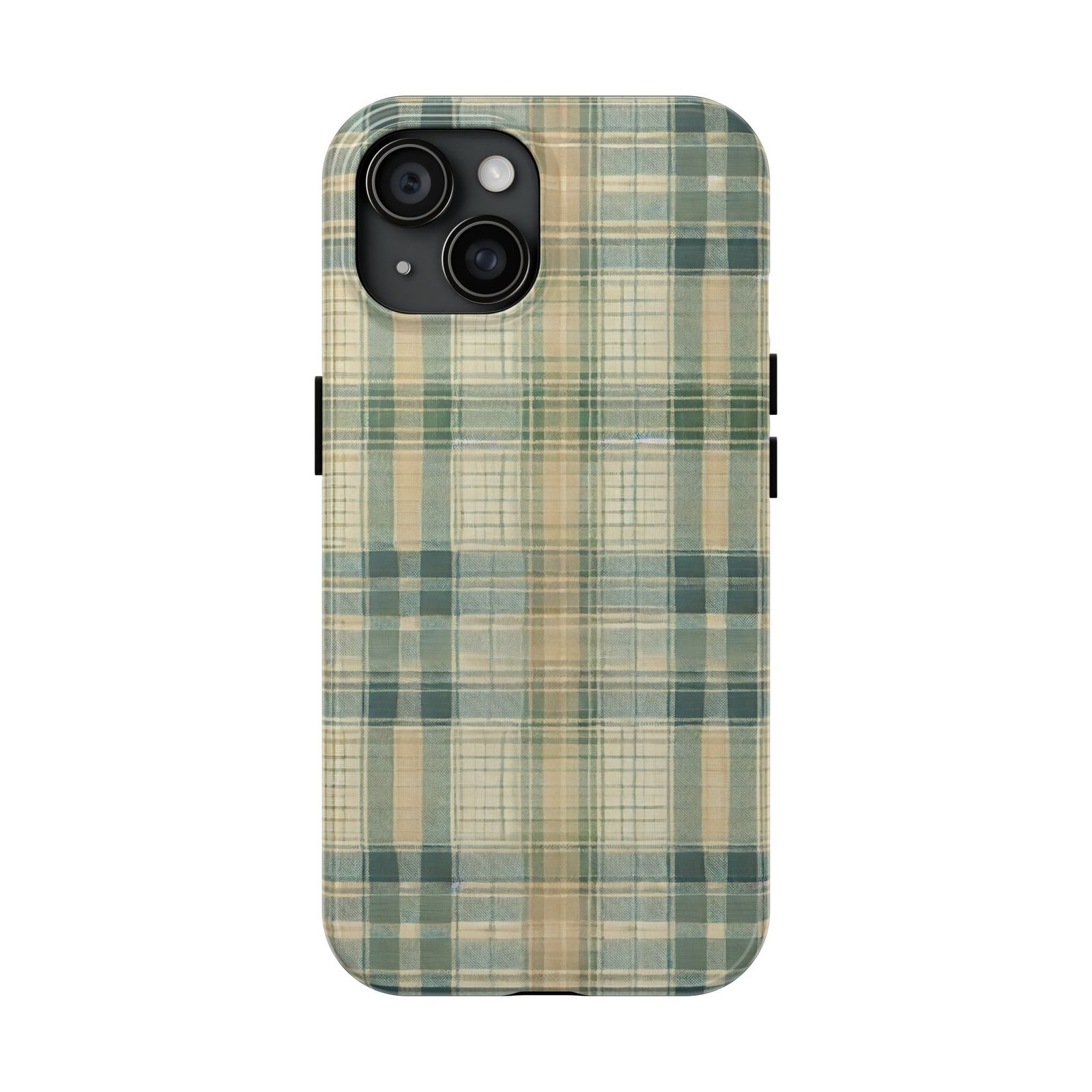 Weathered Harvest Plaid Tough Phone Case