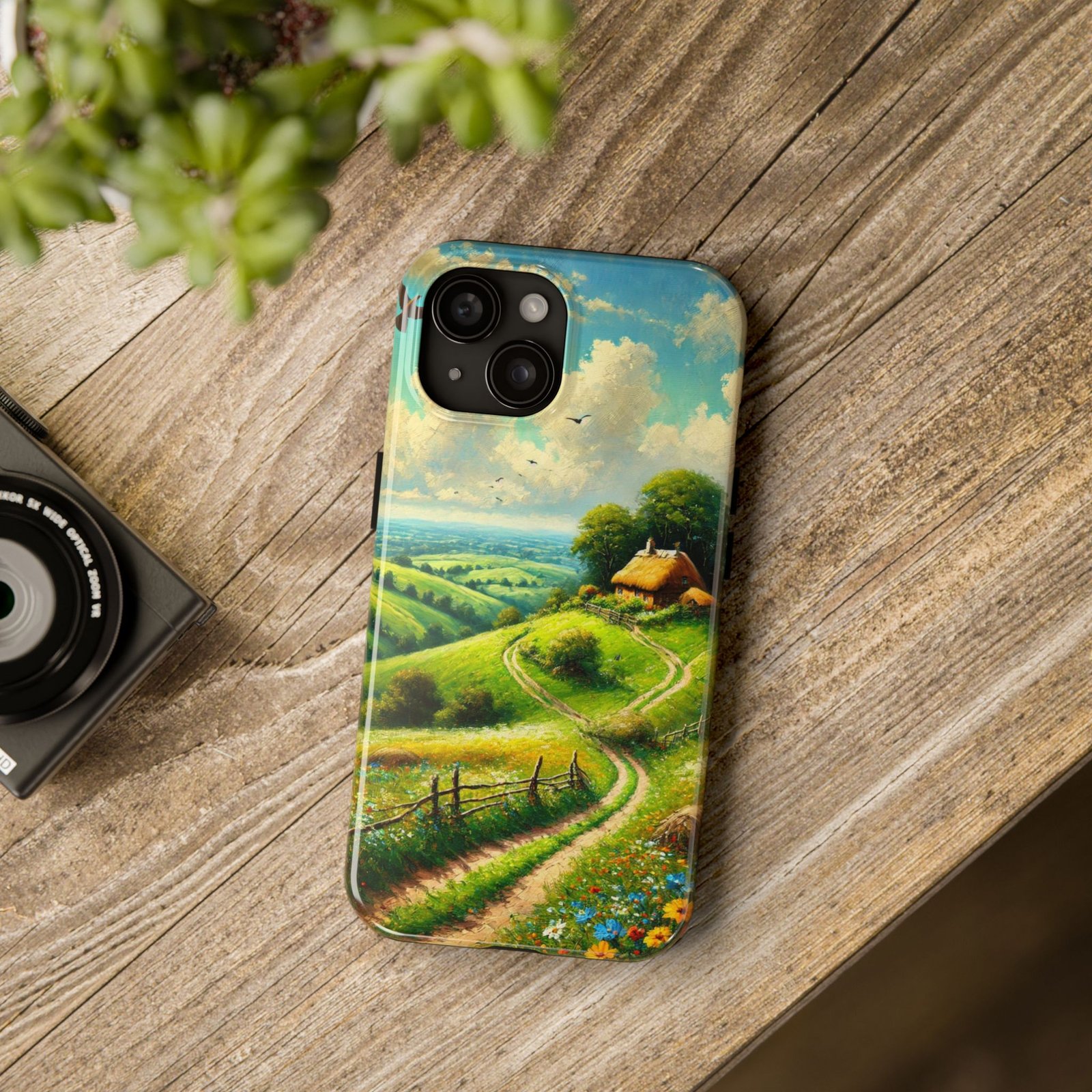 Sky Over Meadowcurve Tough Phone Case - Image 5