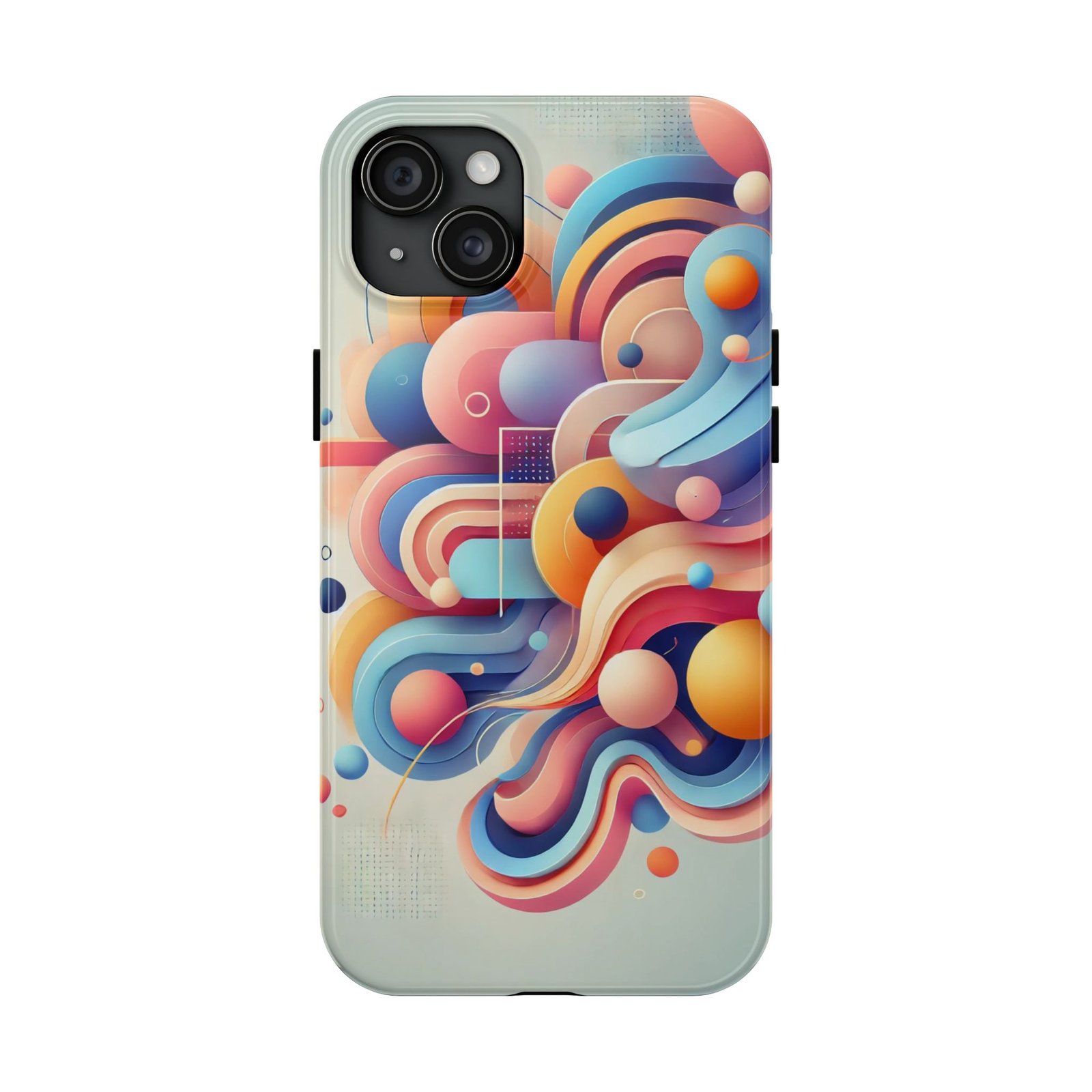 Vibrant Flow Tough Phone Case - Image 29