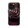 Dark Cherry Cascade Tough Phone Case - iPhone 15 Pro