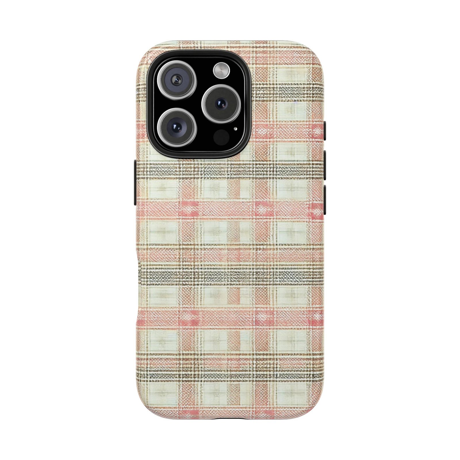 Blush Harbour Plaid Tough Phone Case - Image 34