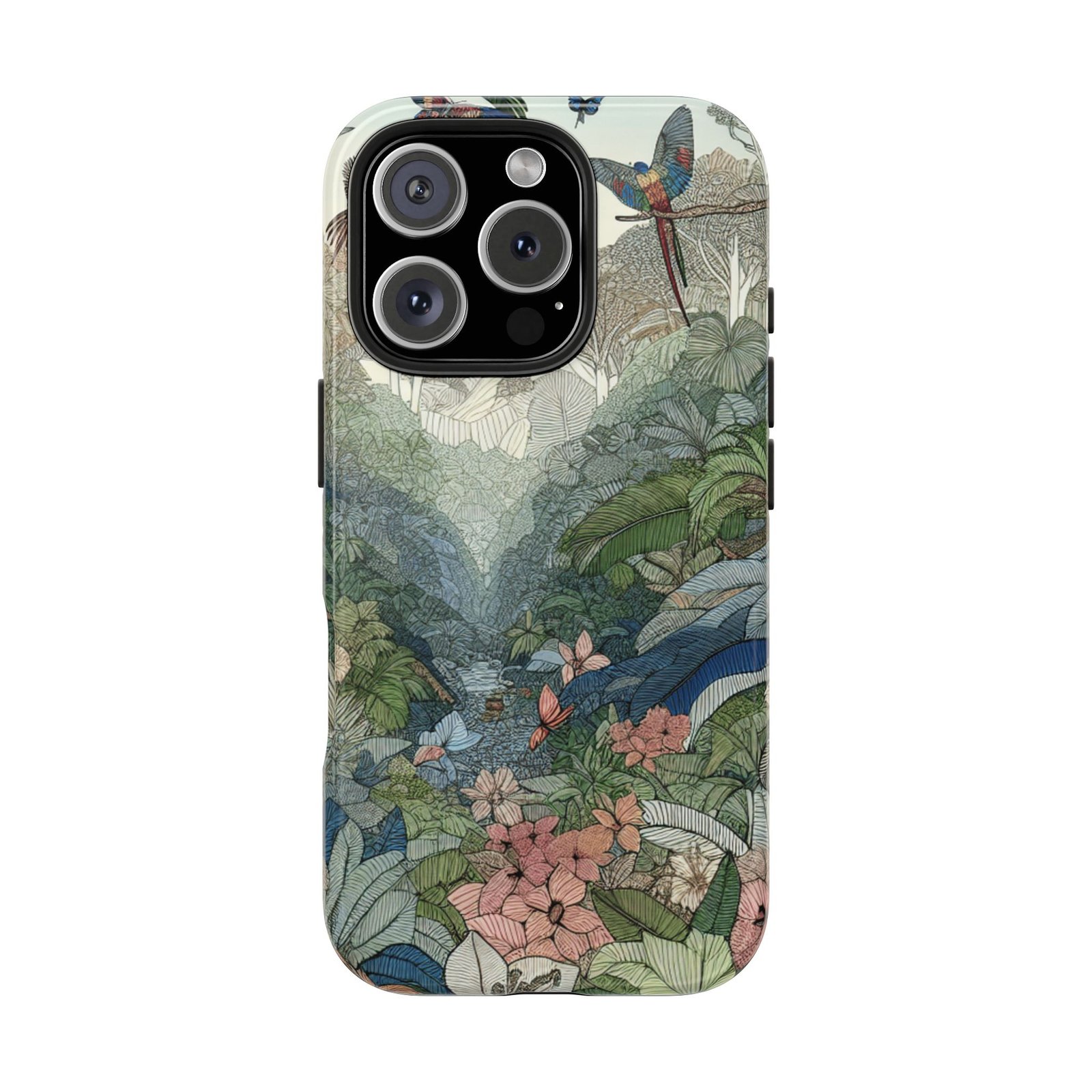 Floral Rainforest Tough Phone Case - Image 34