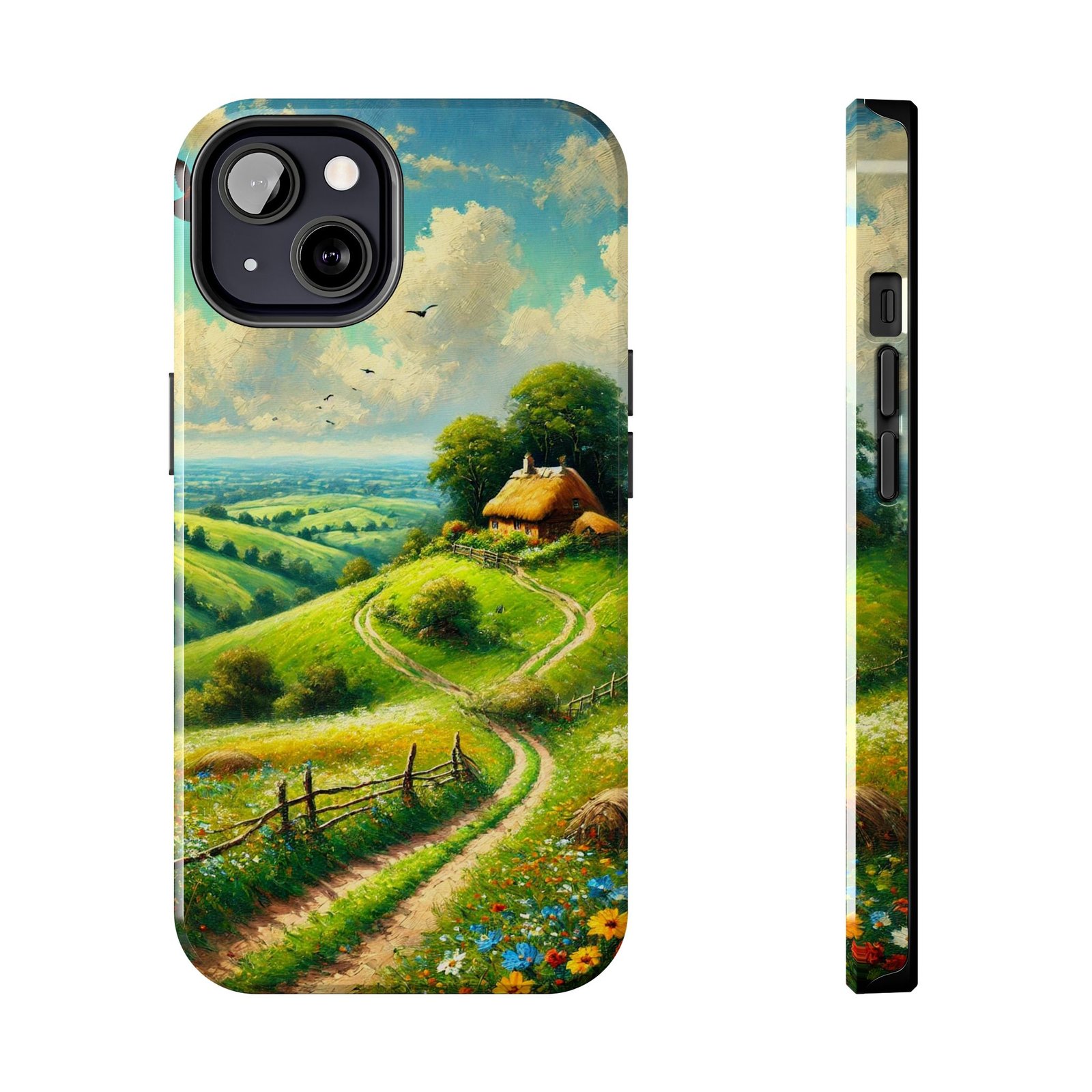 Sky Over Meadowcurve Tough Phone Case - Image 8