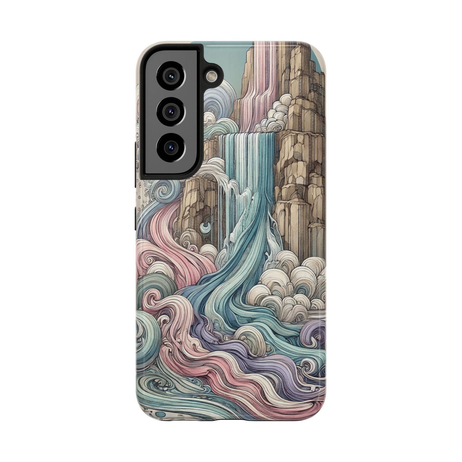 Waterfall Rush Tough Phone Case - Image 32