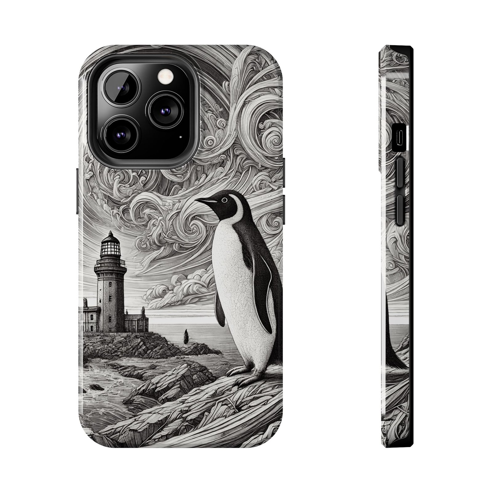 Penguin Perplexity Tough Phone Case - Image 10