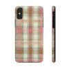 Apple Orchard Plaid Tough Phone Case - iPhone X