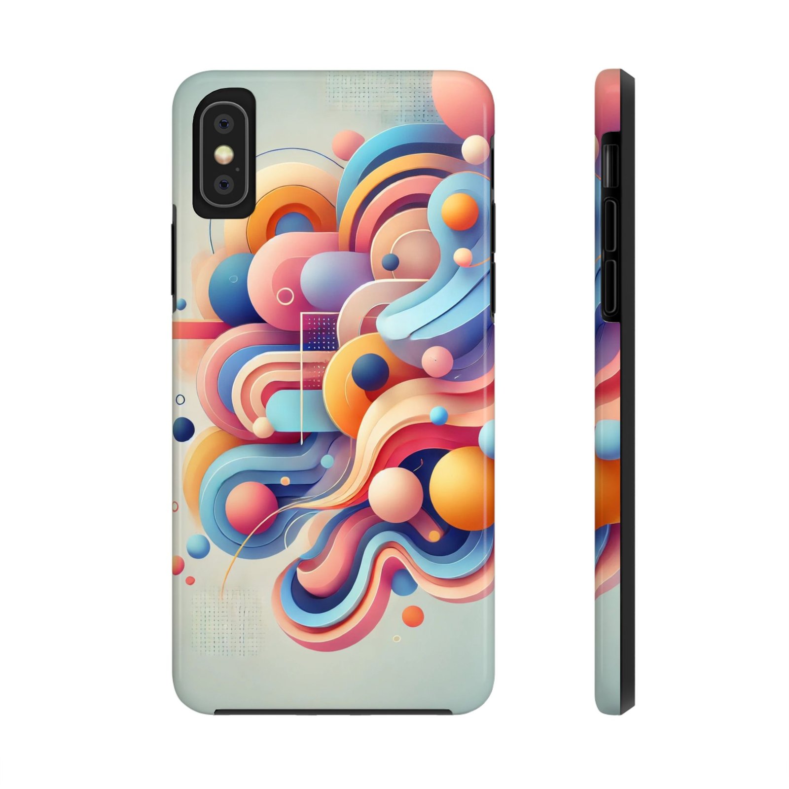 Vibrant Flow Tough Phone Case - Image 13