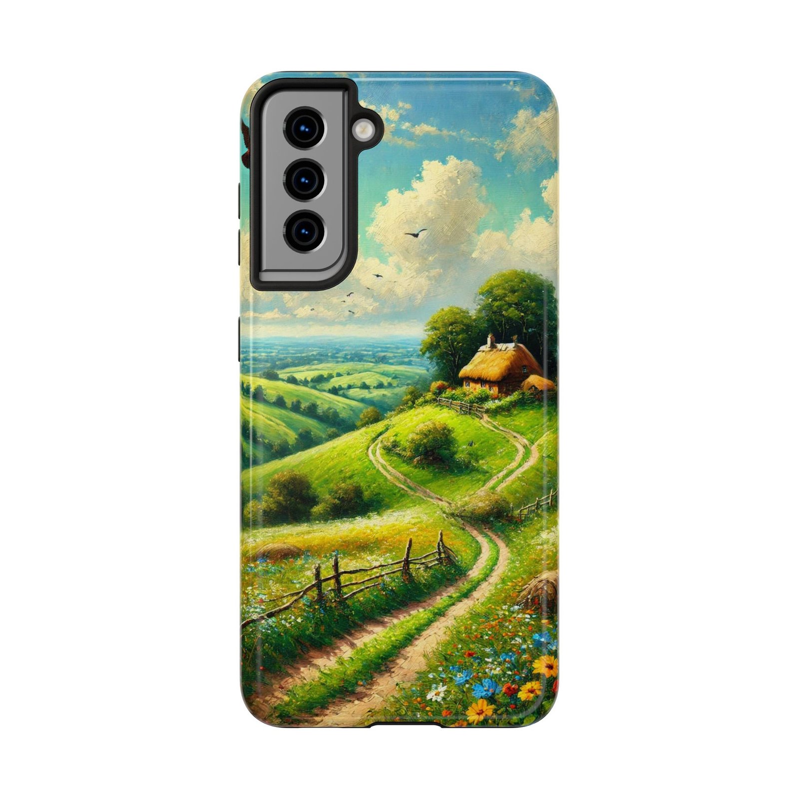 Sky Over Meadowcurve Tough Phone Case - Image 33