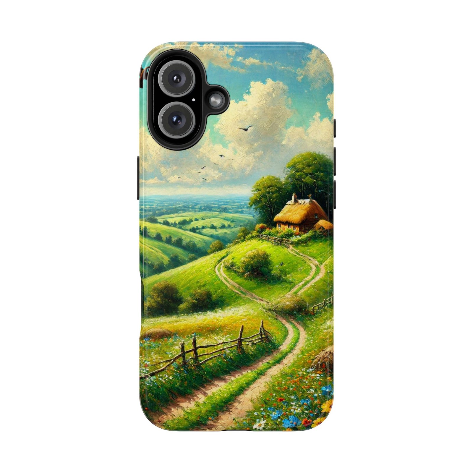 Sky Over Meadowcurve Tough Phone Case - Image 36