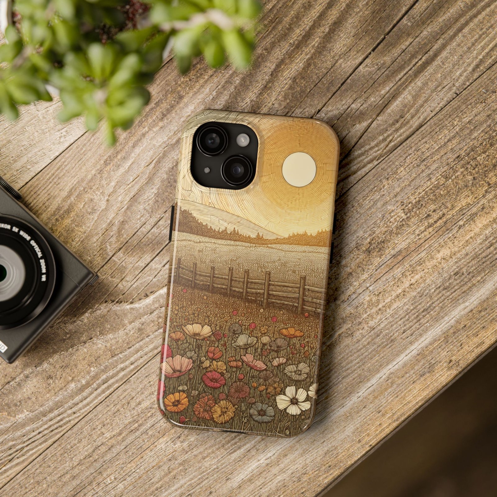 Blossom Fields Tough Phone Case - Image 5