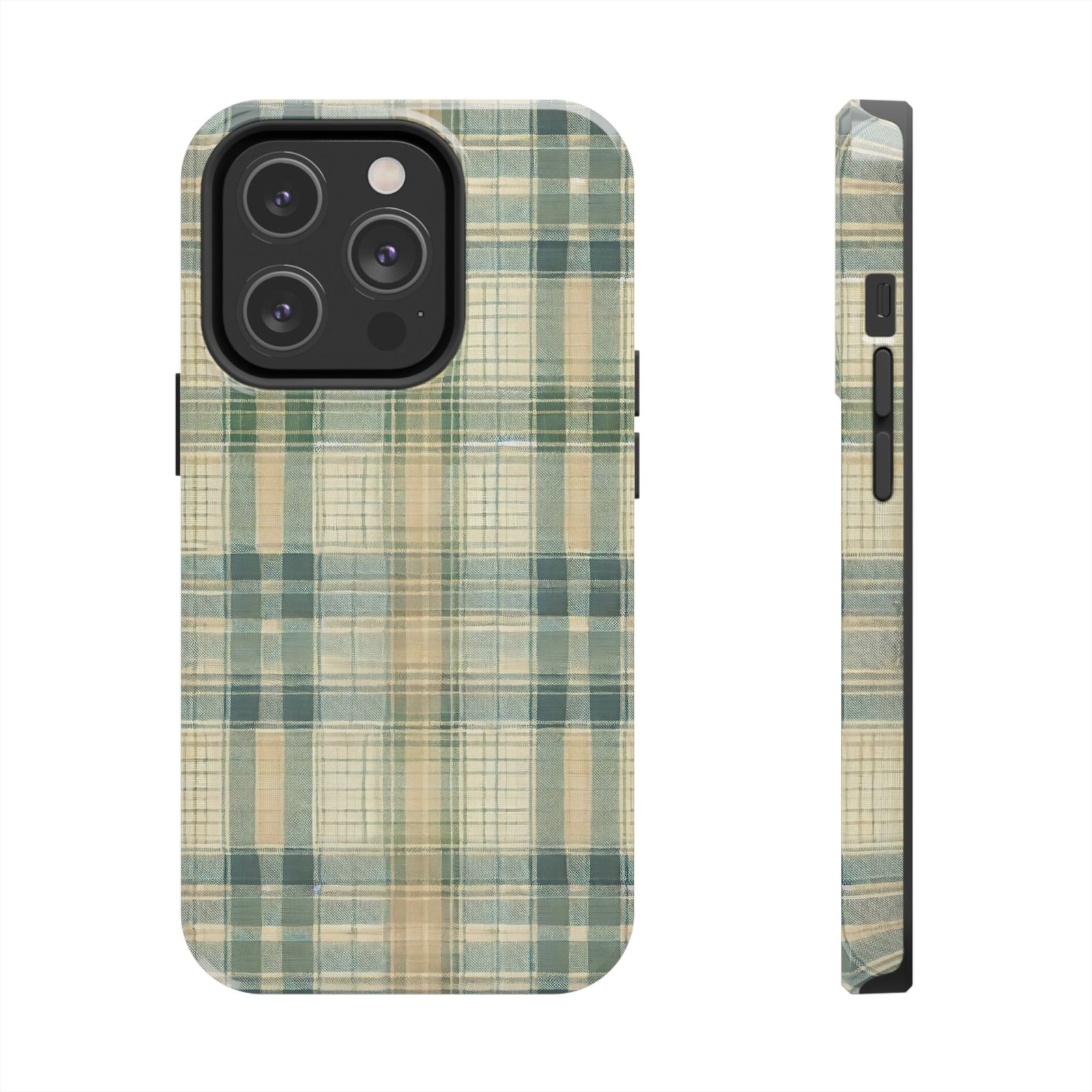 Weathered Harvest Plaid Tough Phone Case - Image 25
