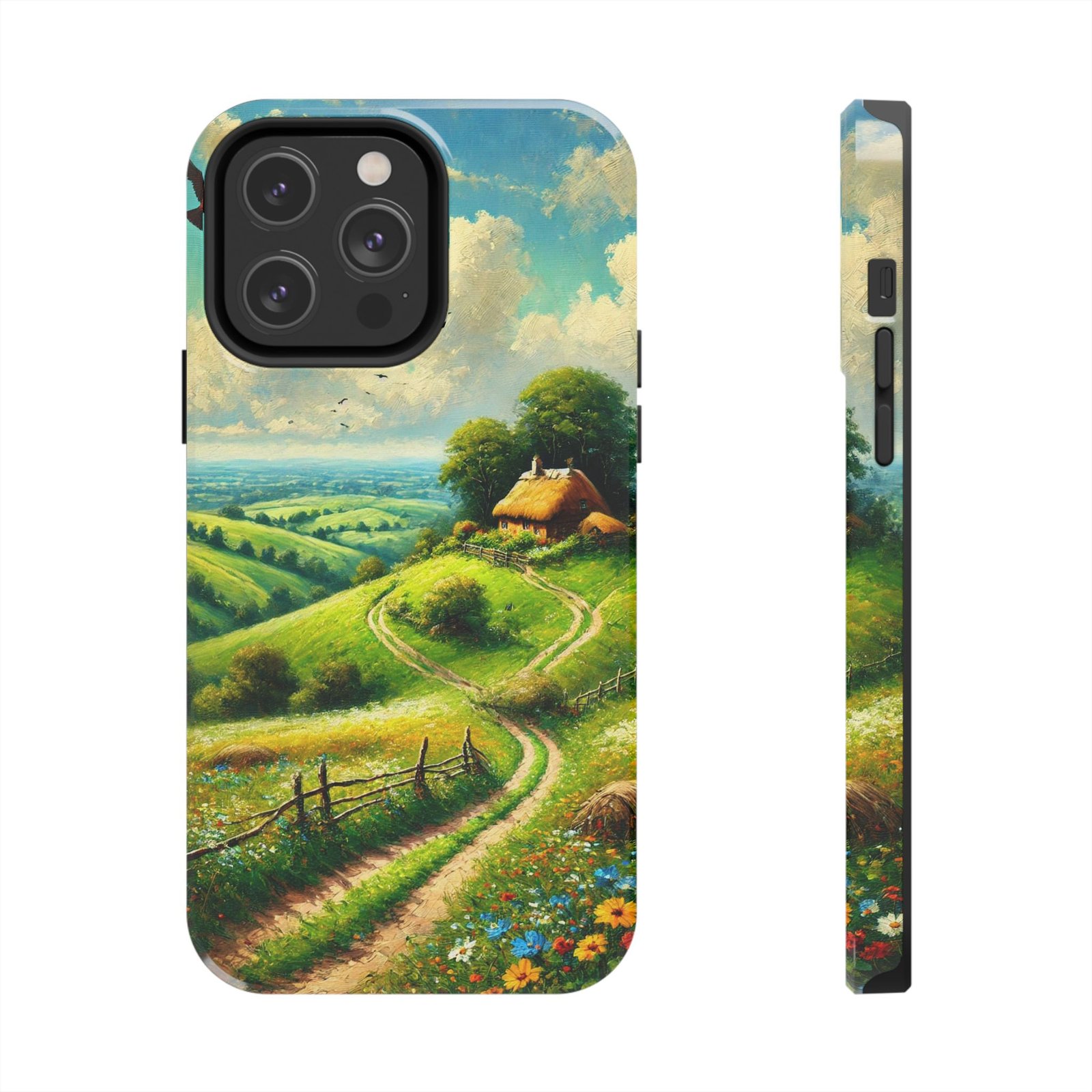 Sky Over Meadowcurve Tough Phone Case - Image 26