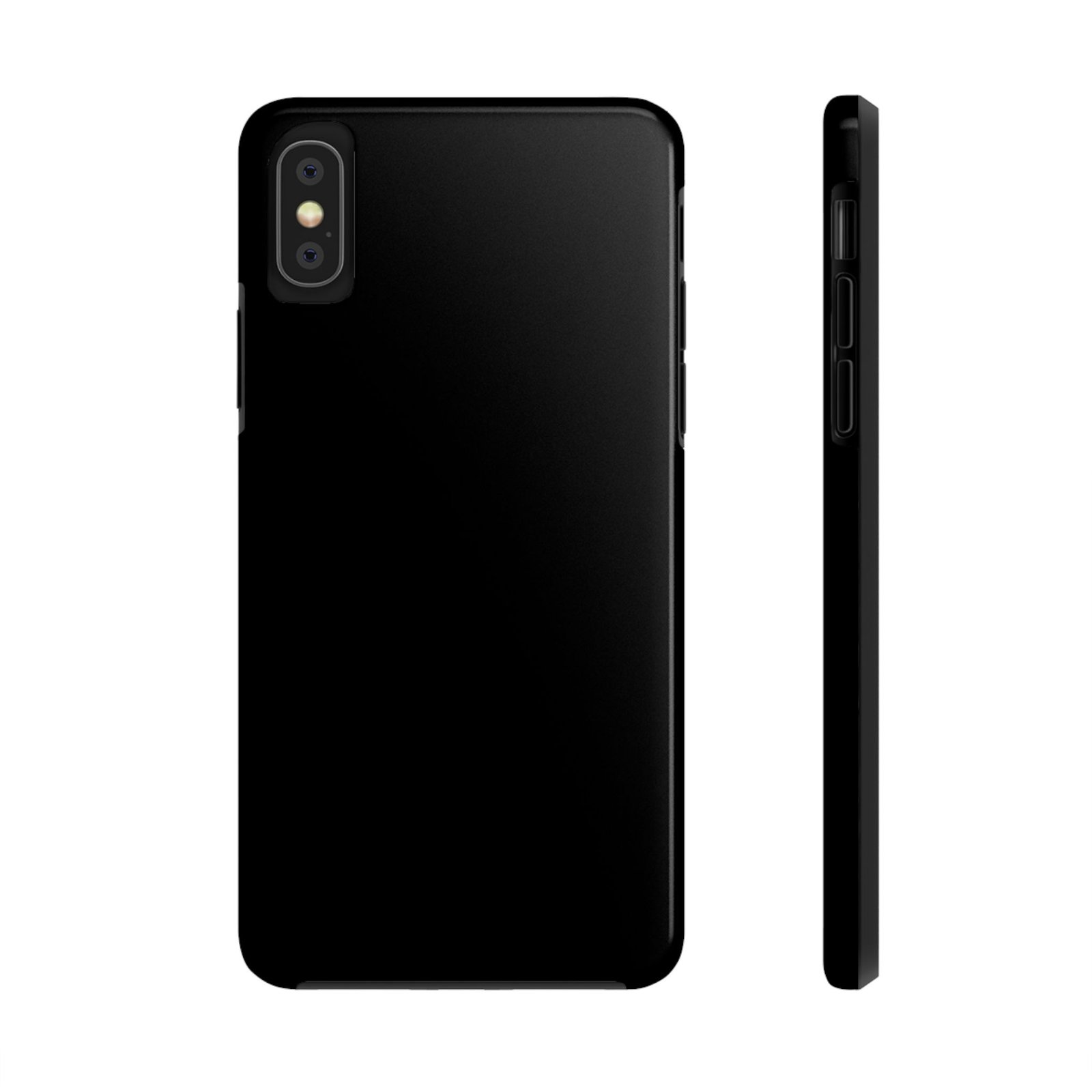 Sophisticated Black Tough Phone Case - Image 12