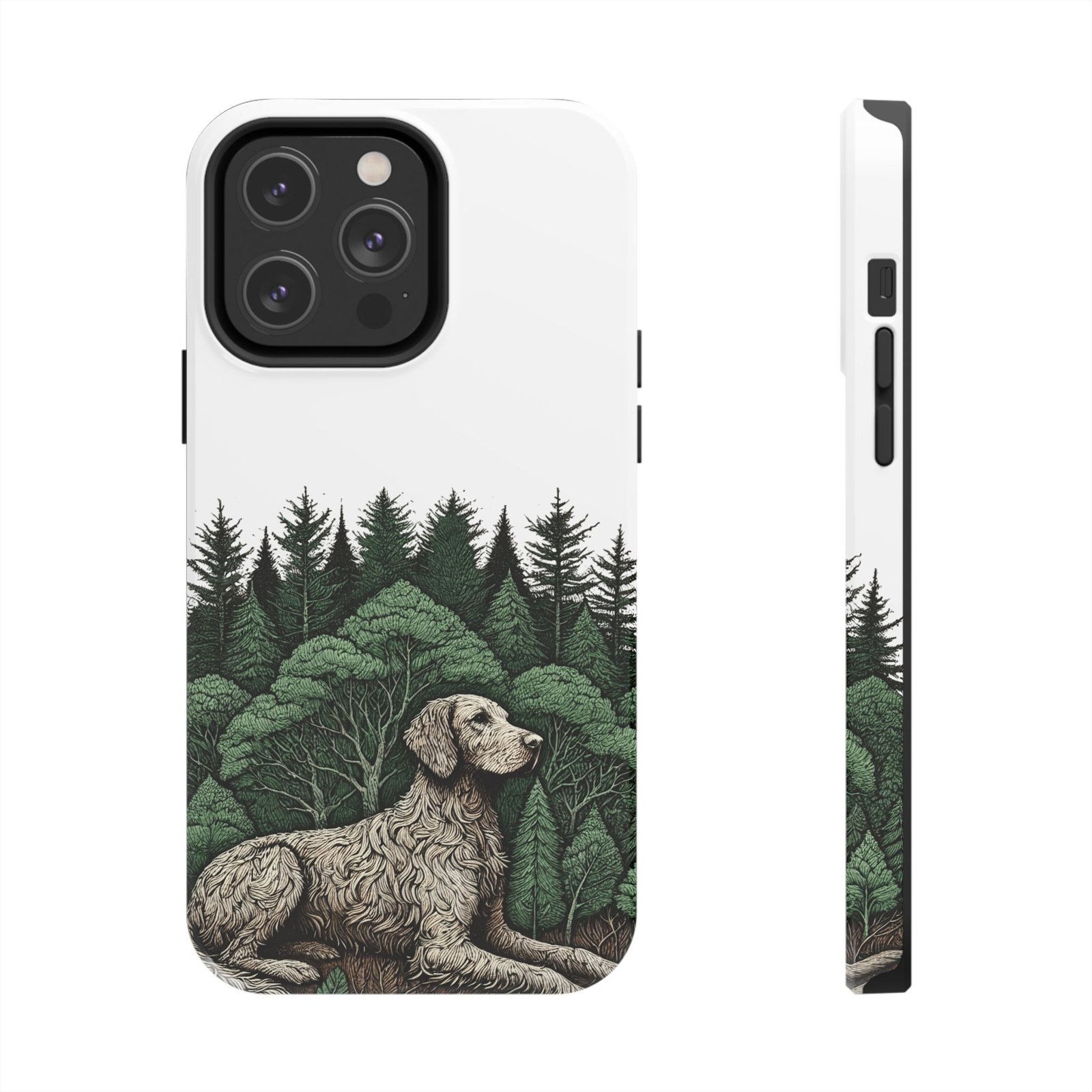 Old Pal in the Forest Tough Phone Case - Image 27