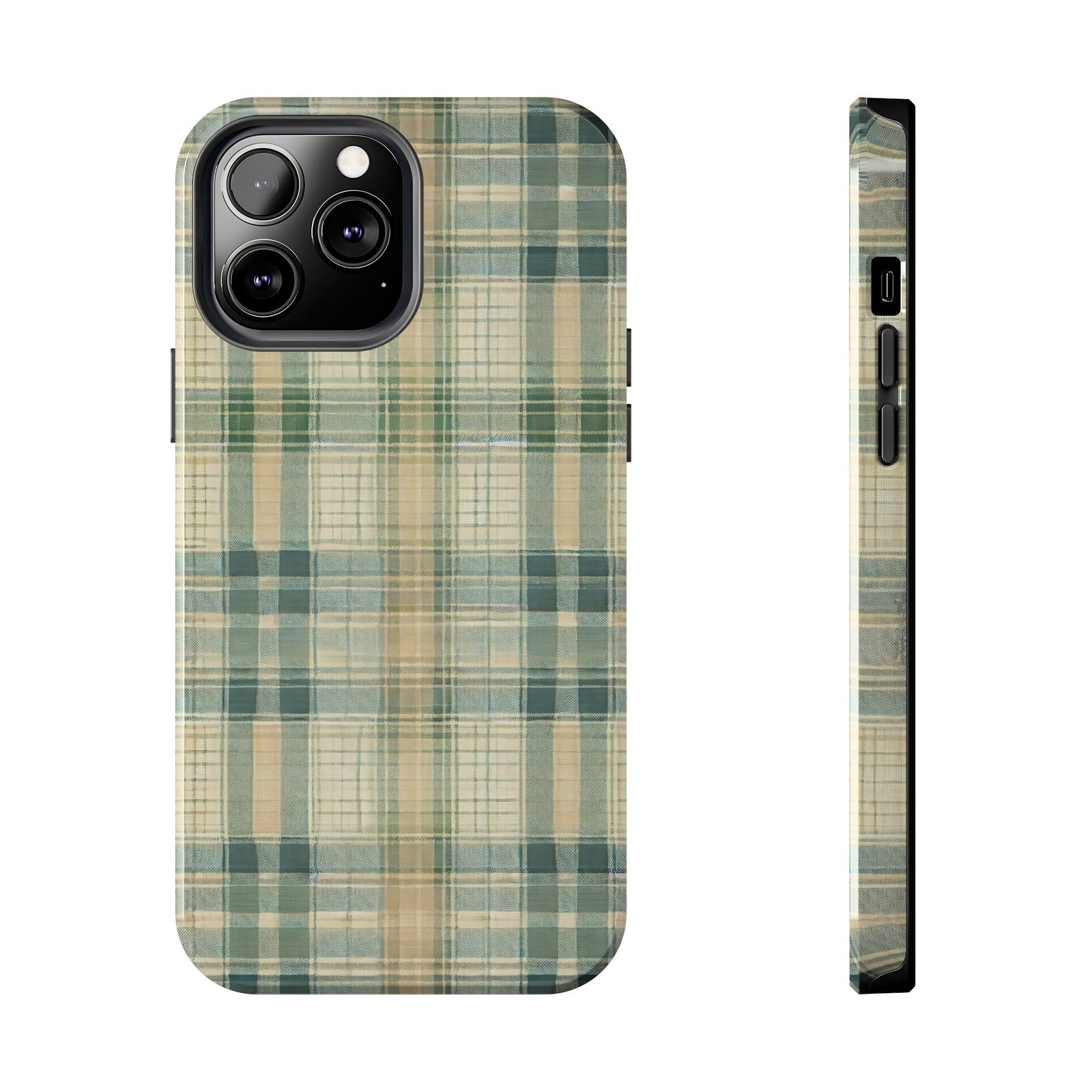 Weathered Harvest Plaid Tough Phone Case - Image 24